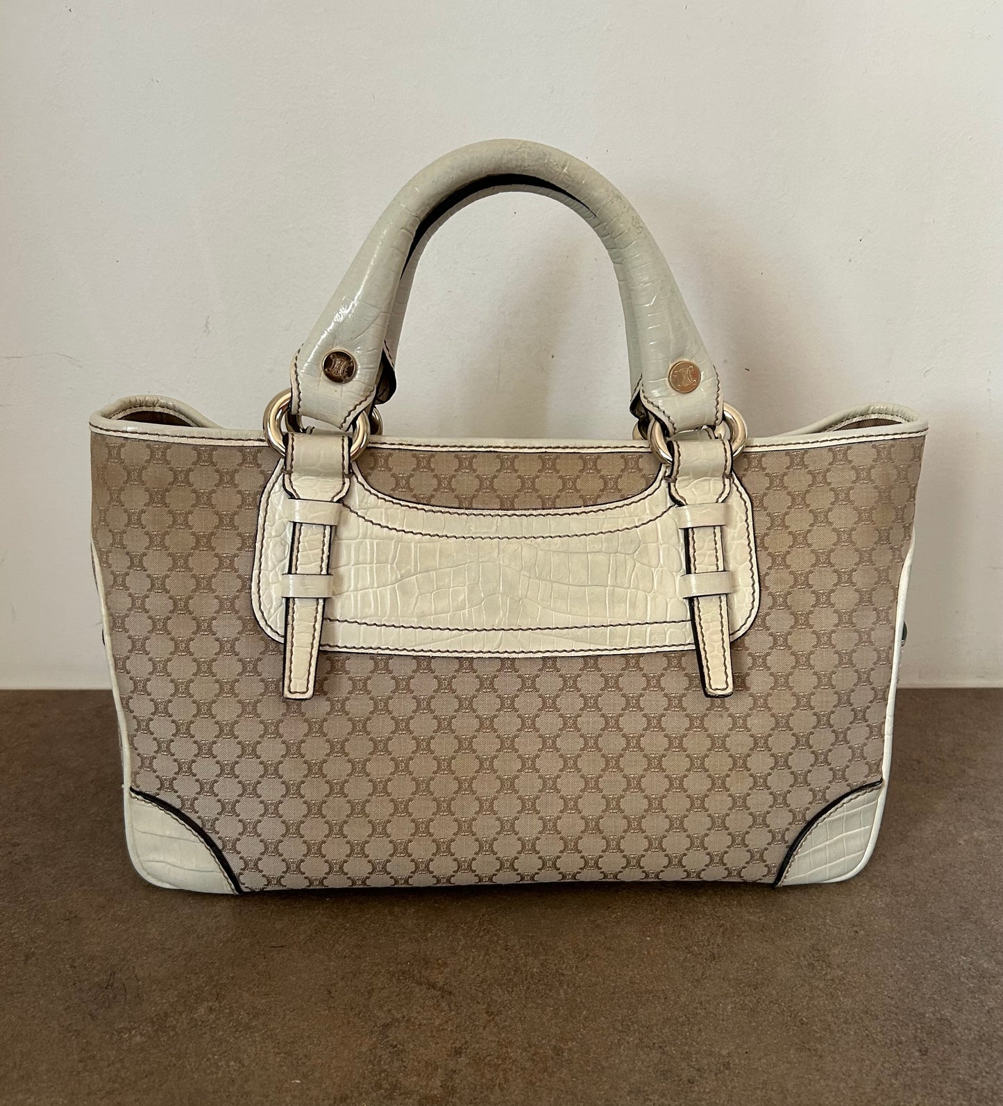 Bauletto Céline Boogie in monogram vintage con dust bag