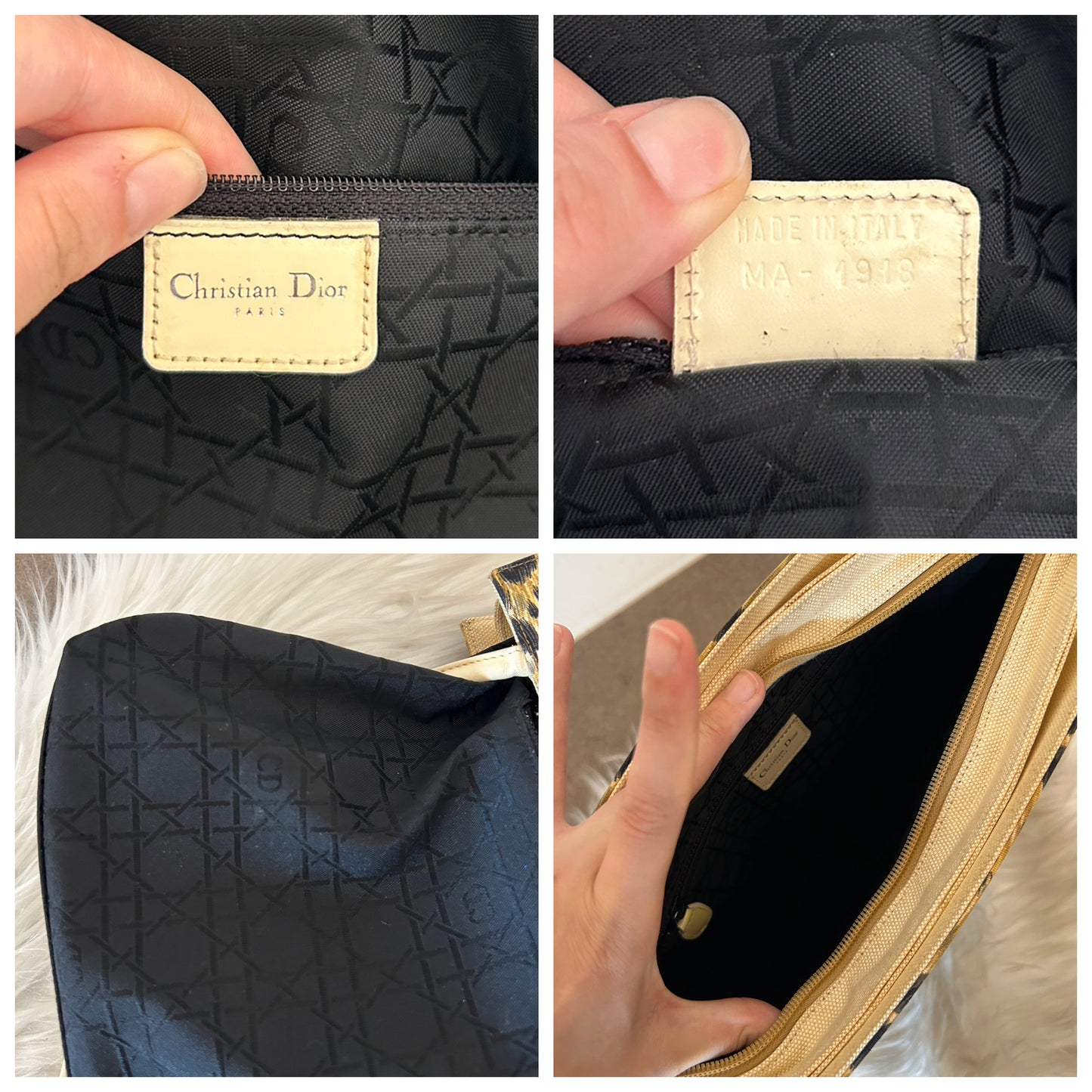 Dior Lady Dior Leopardata vintage