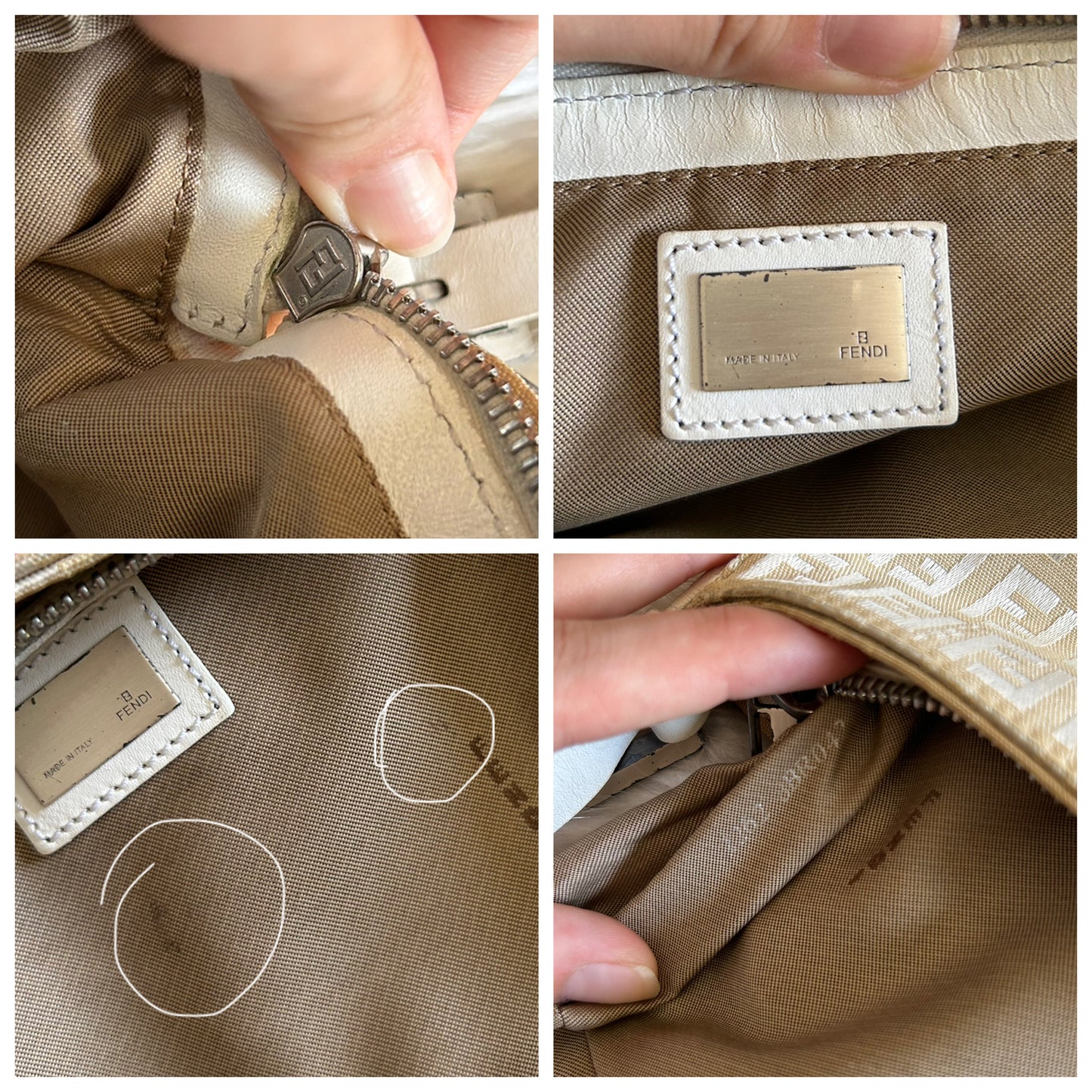 Fendi baguette zucchino