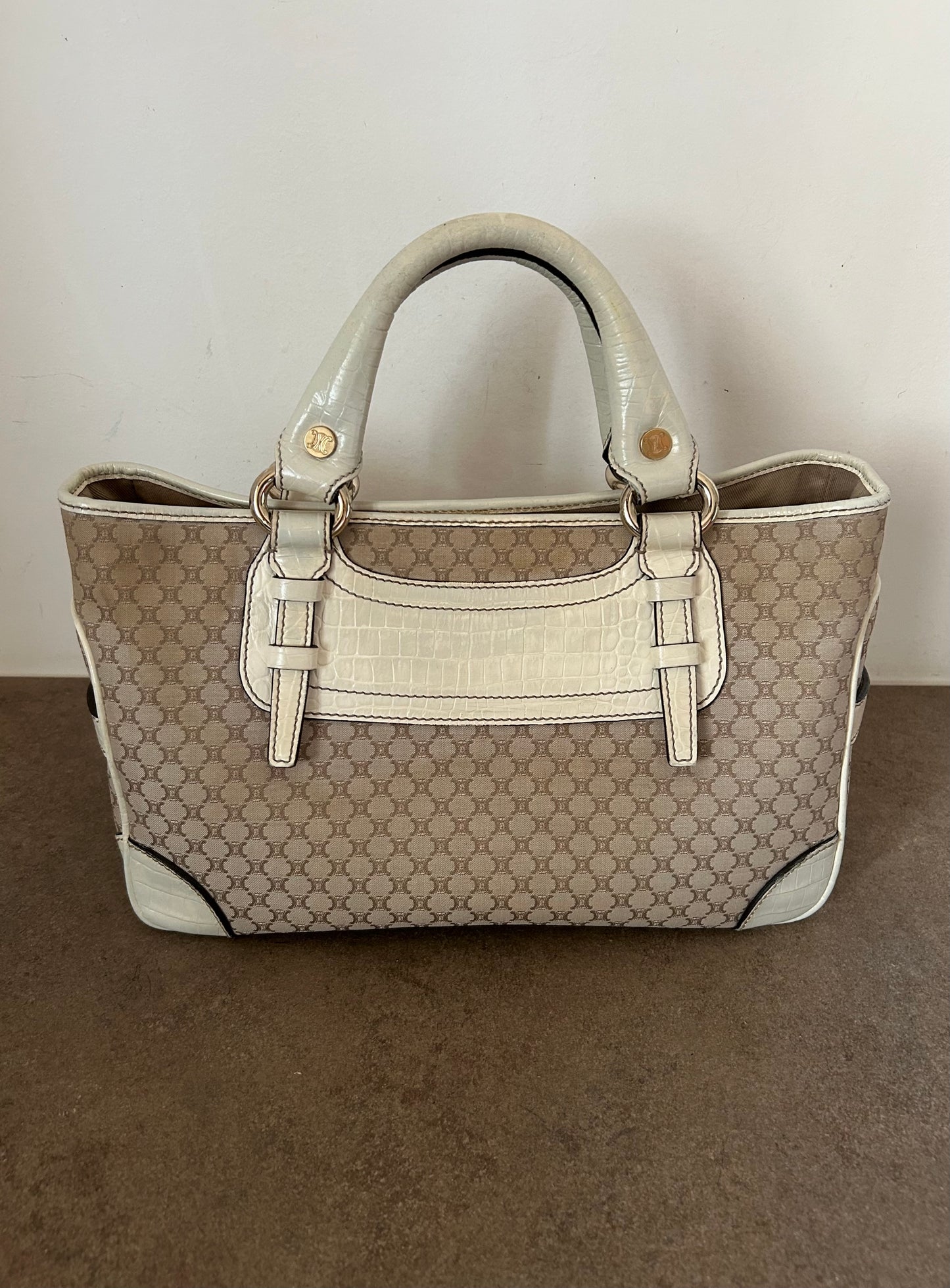 Bauletto Céline Boogie in monogram vintage con dust bag