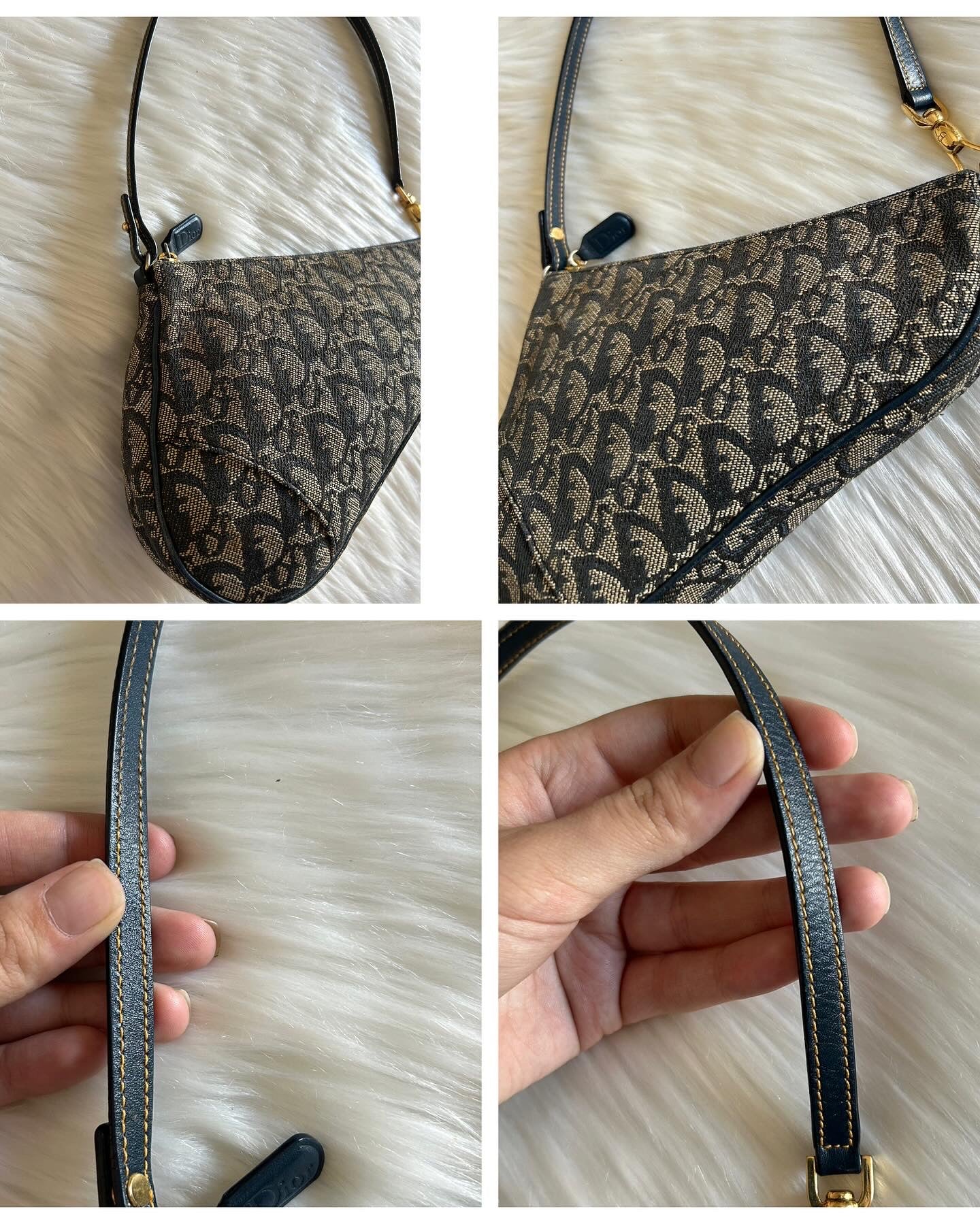 Dior Saddle vintage in monogram