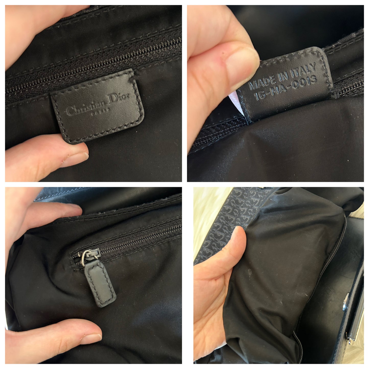 Dior Columbus nera in monogram