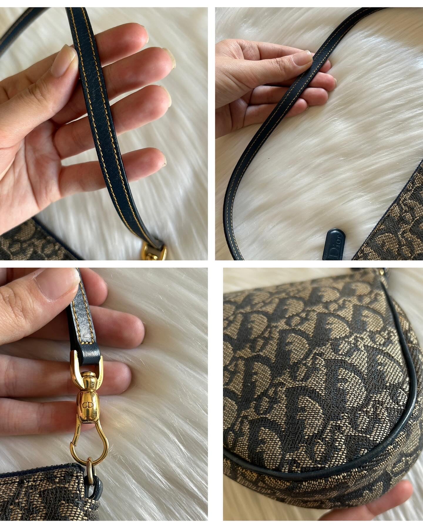 Dior Saddle vintage in monogram