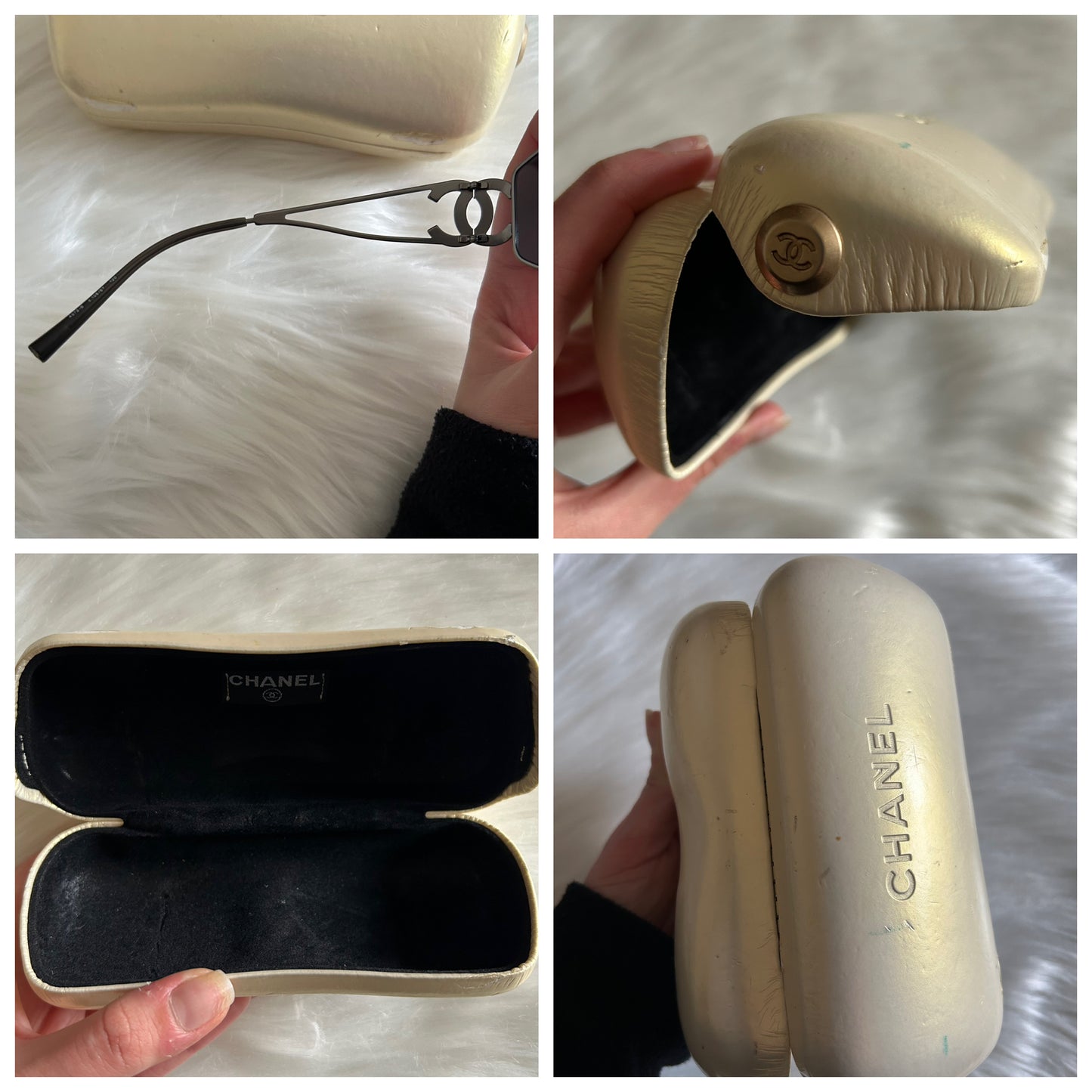 Occhiali da sole Chanel vintage con Swarovski