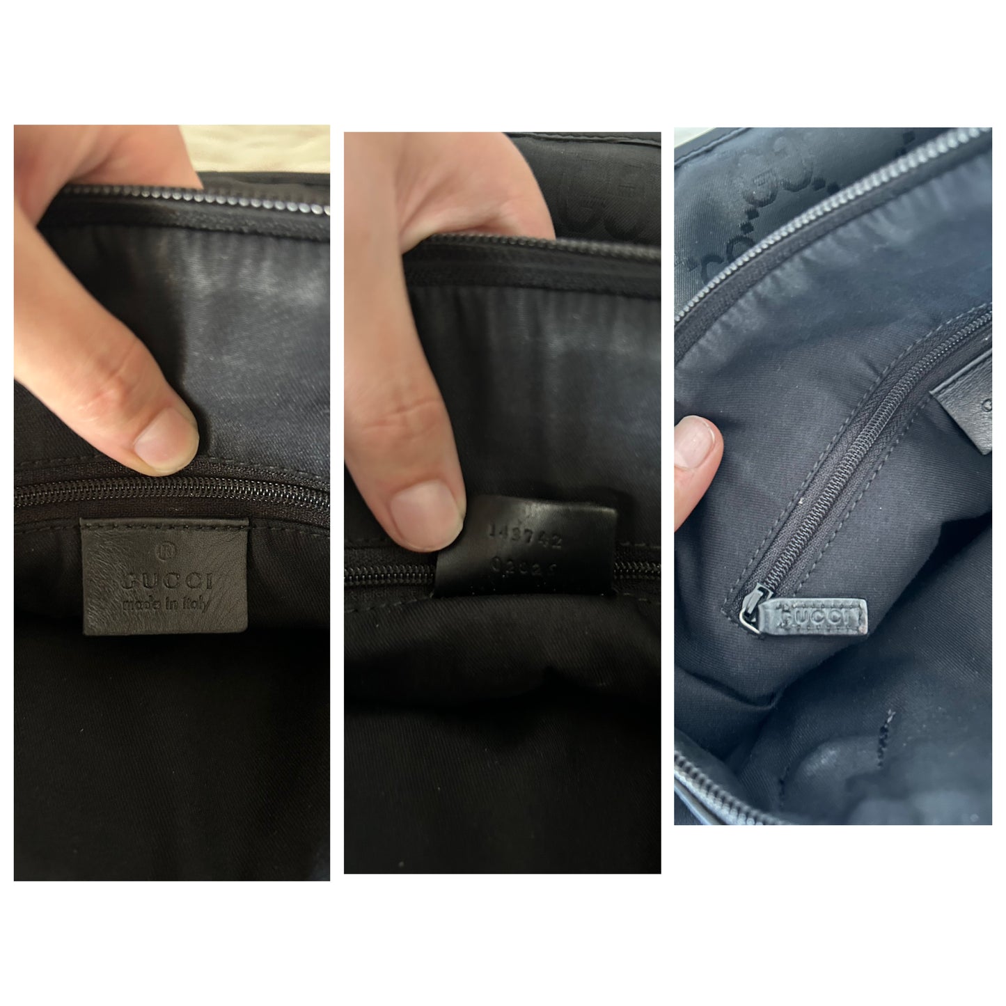 Gucci tote bag in monogram nera