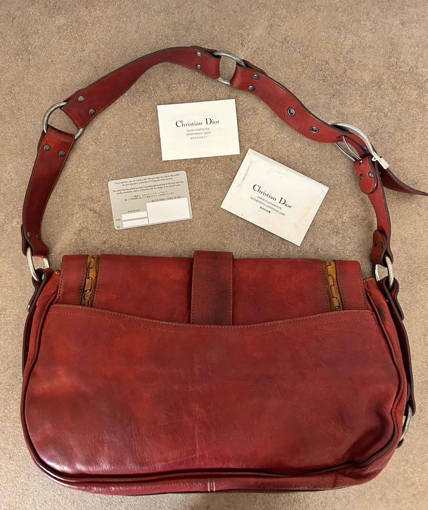 Dior Gaucho vintage in pelle
