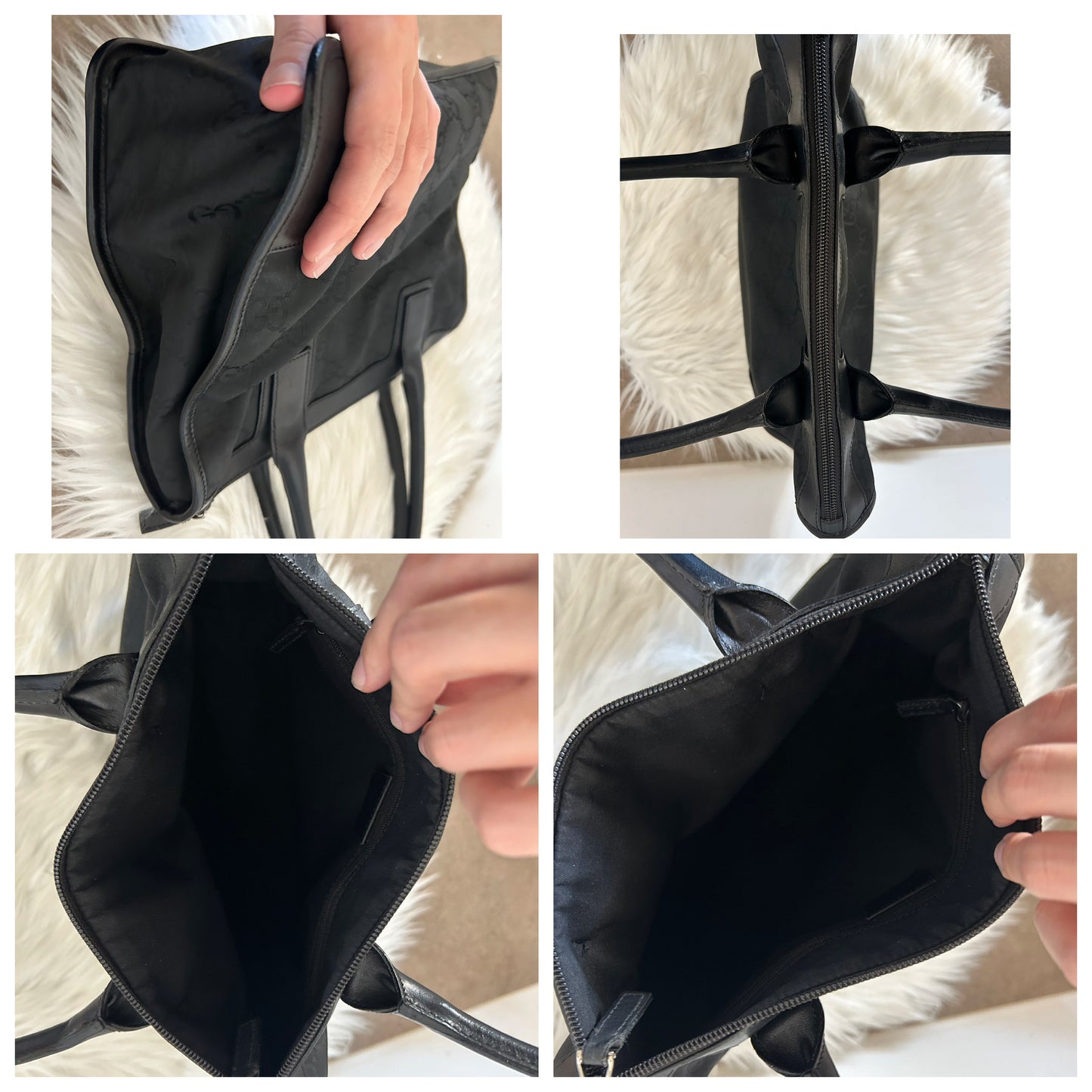 Gucci tote bag in monogram nera