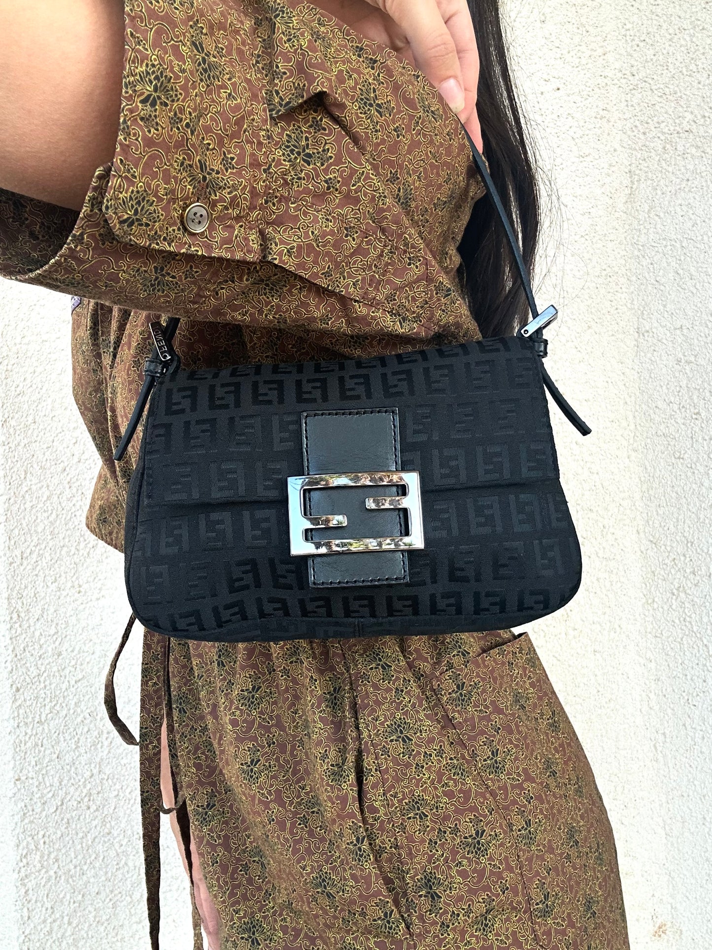Fendi Baguette mini zucchino vintage
