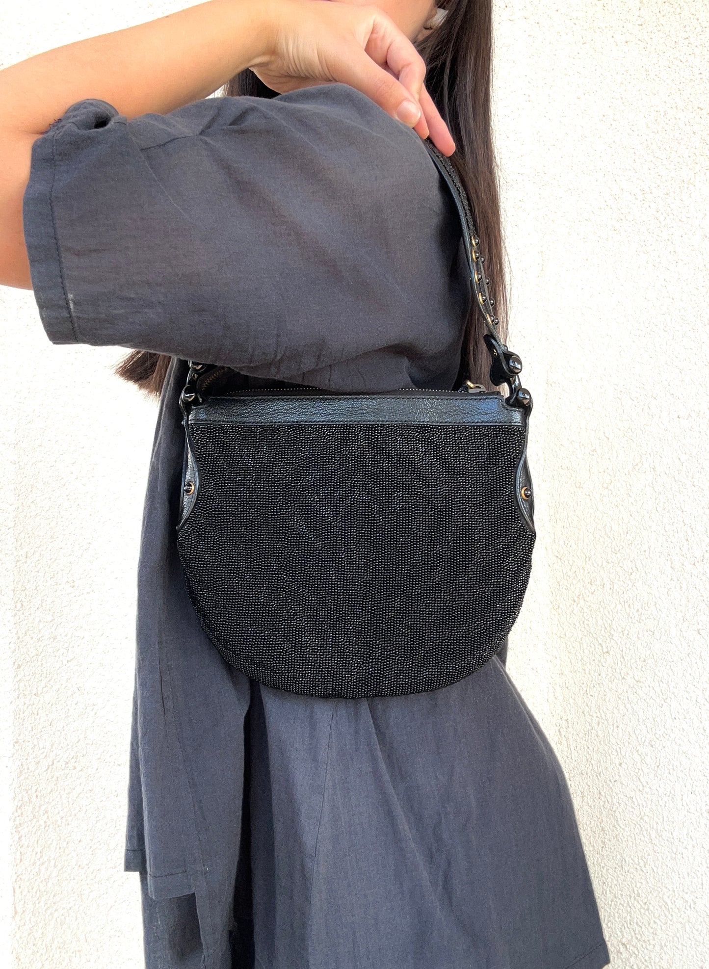 Gucci Pelham con perline e borchie - Pezzo Unico
