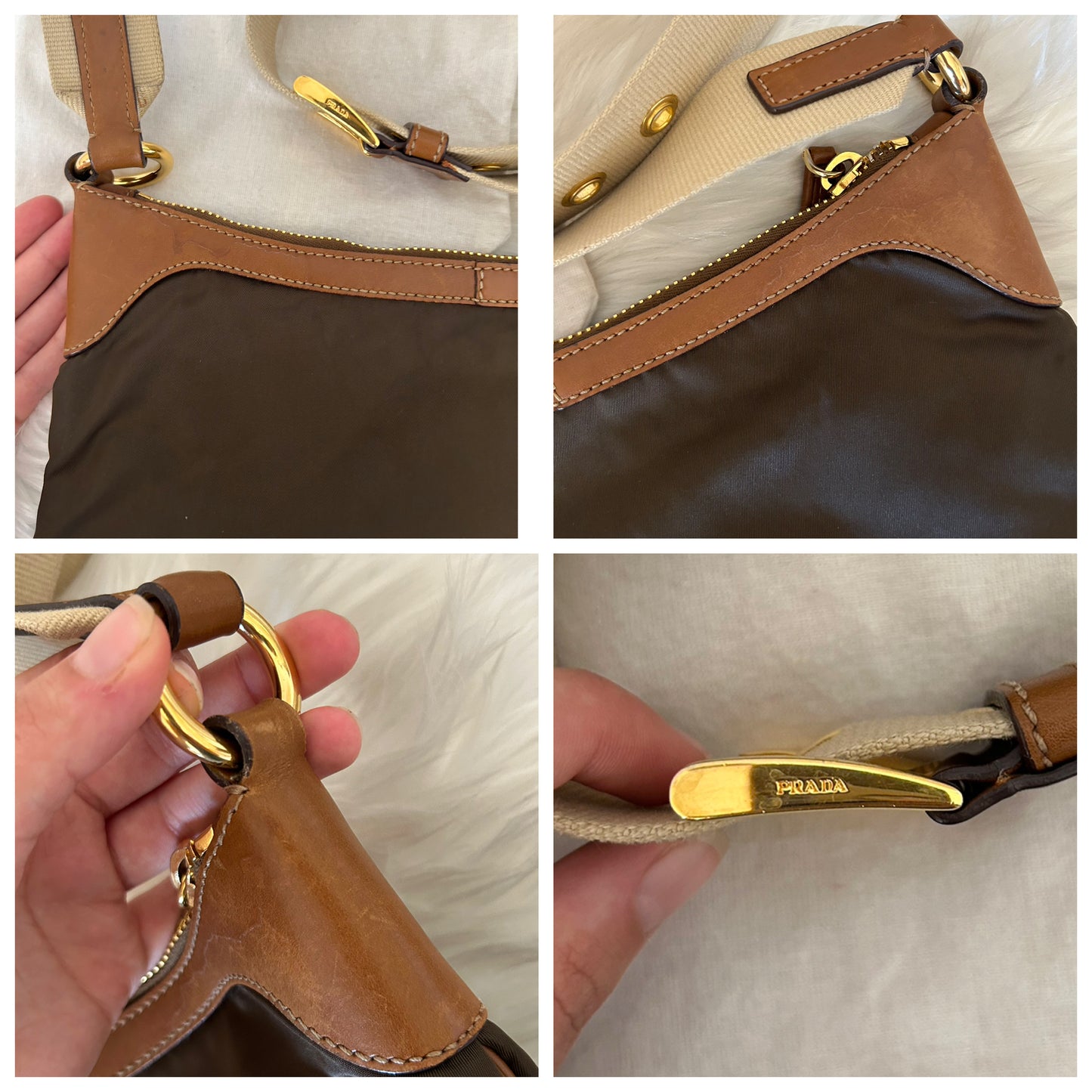 Borsa Prada a tracolla
