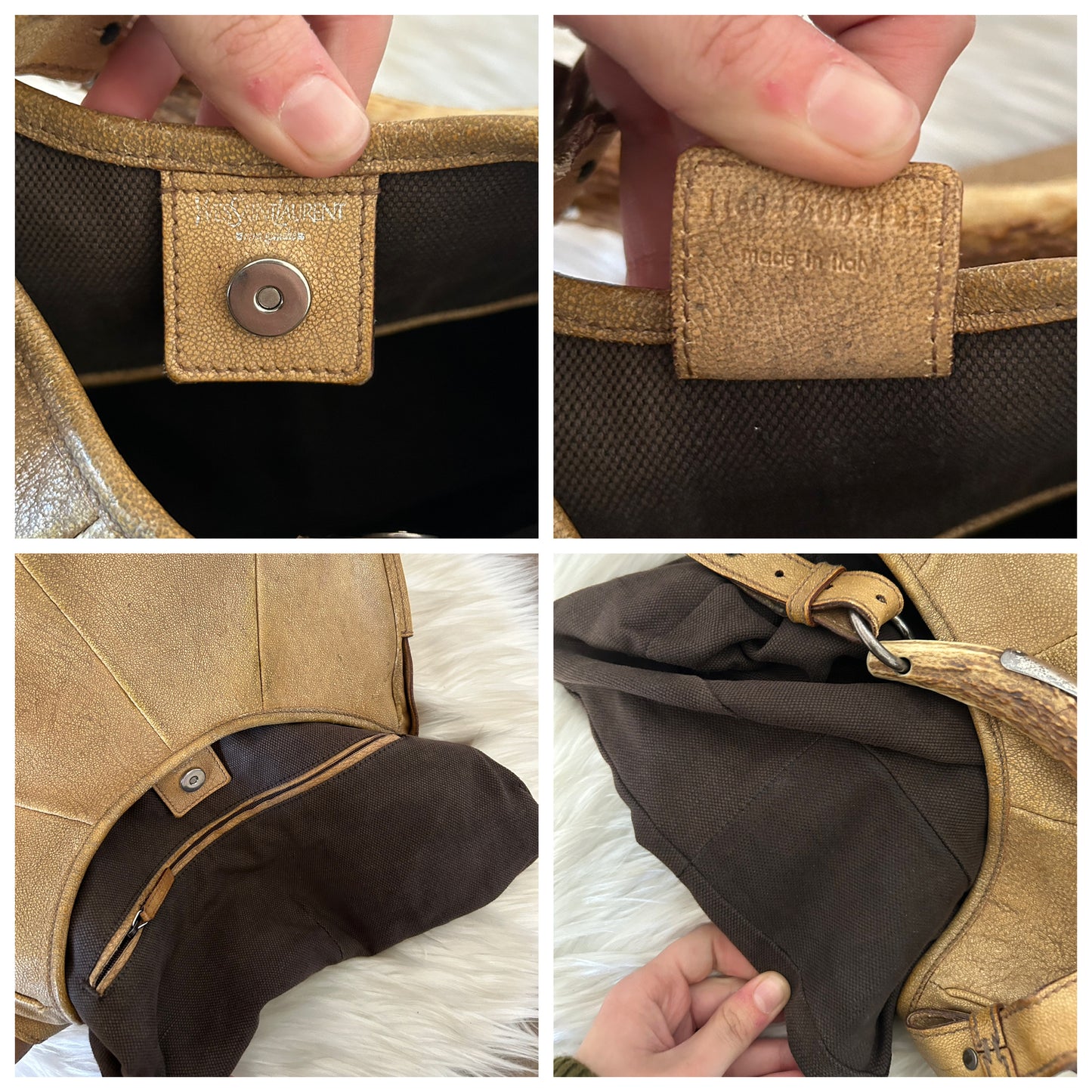 Yves Saint Laurent Mombasa in pelle