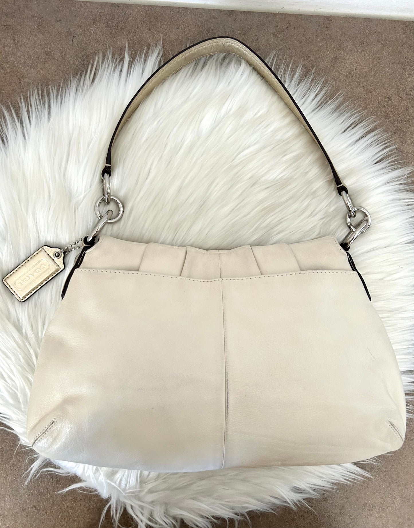 Coach Signature Sufflette in pelle