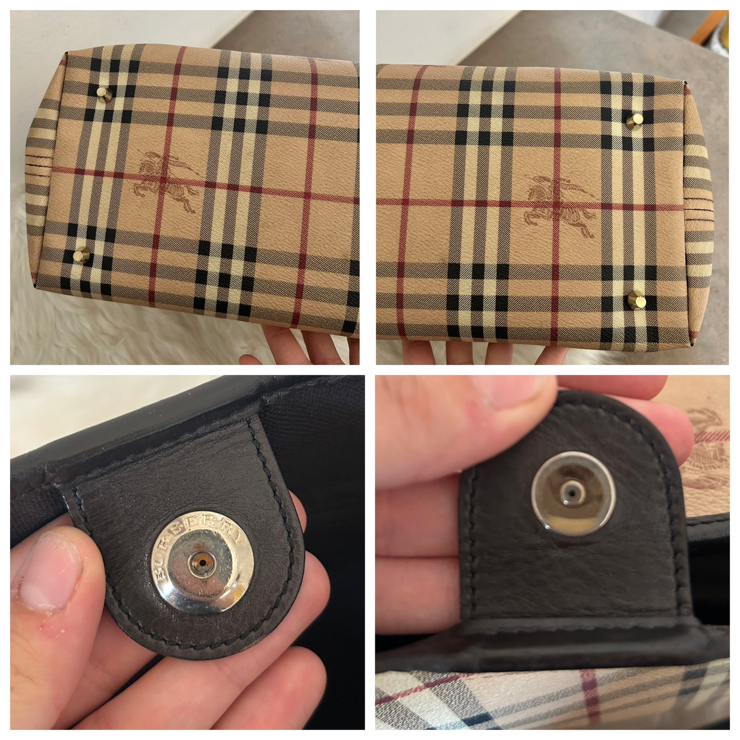 Burberry Check tote bag