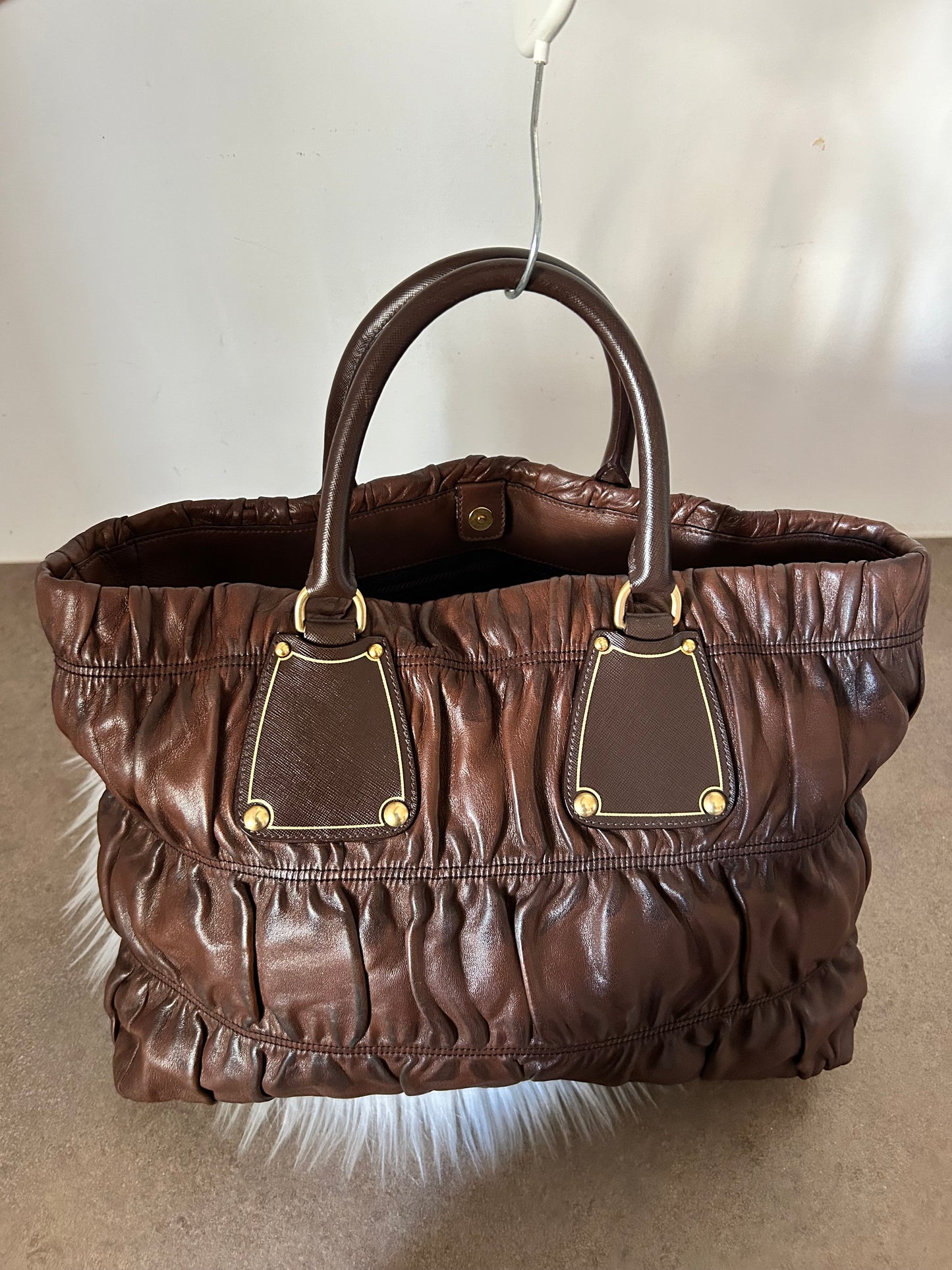 Prada Nappa Gaufrè tote