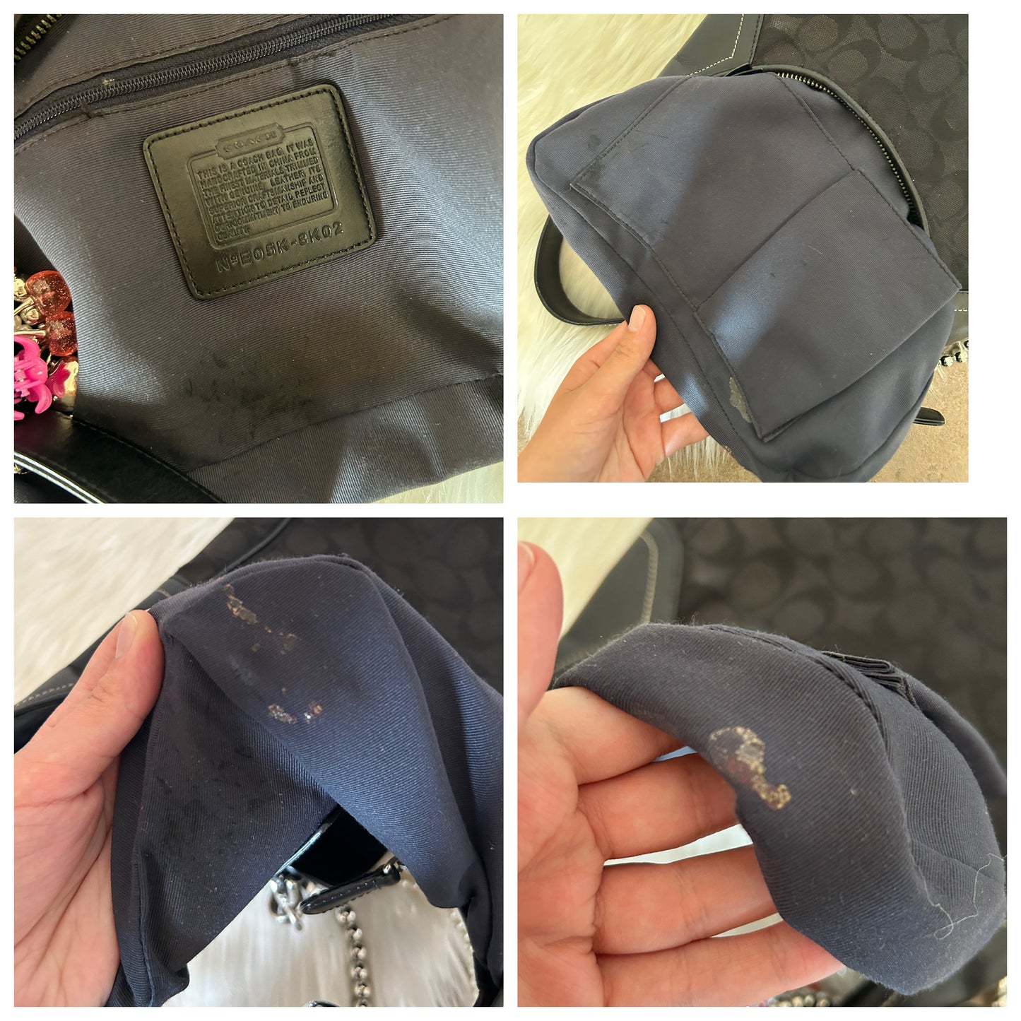 Coach vintage Signature Sufflette