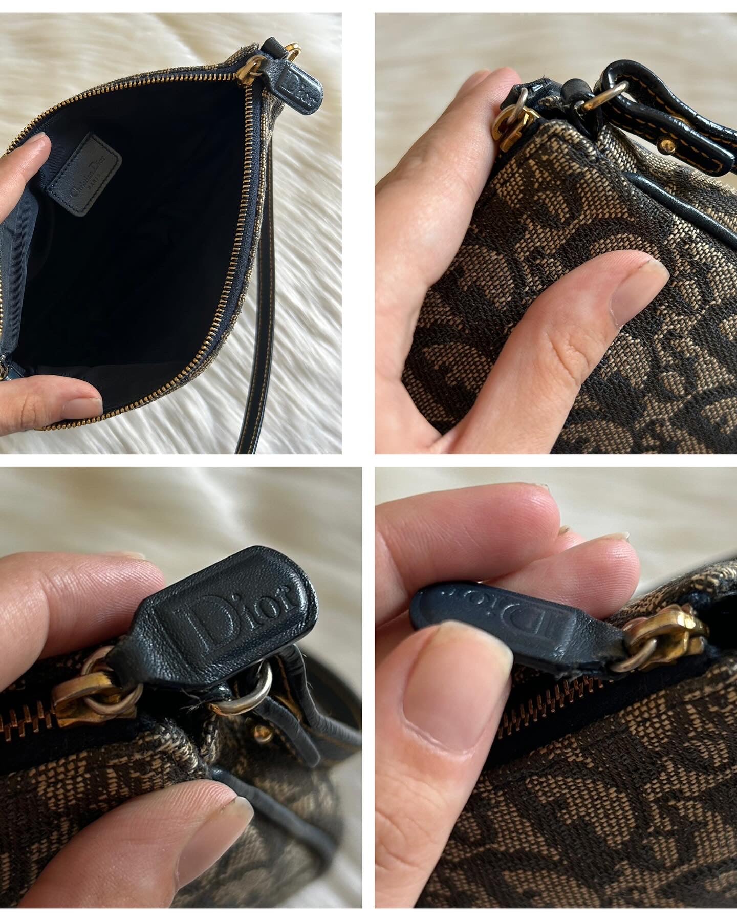 Dior Saddle vintage in monogram