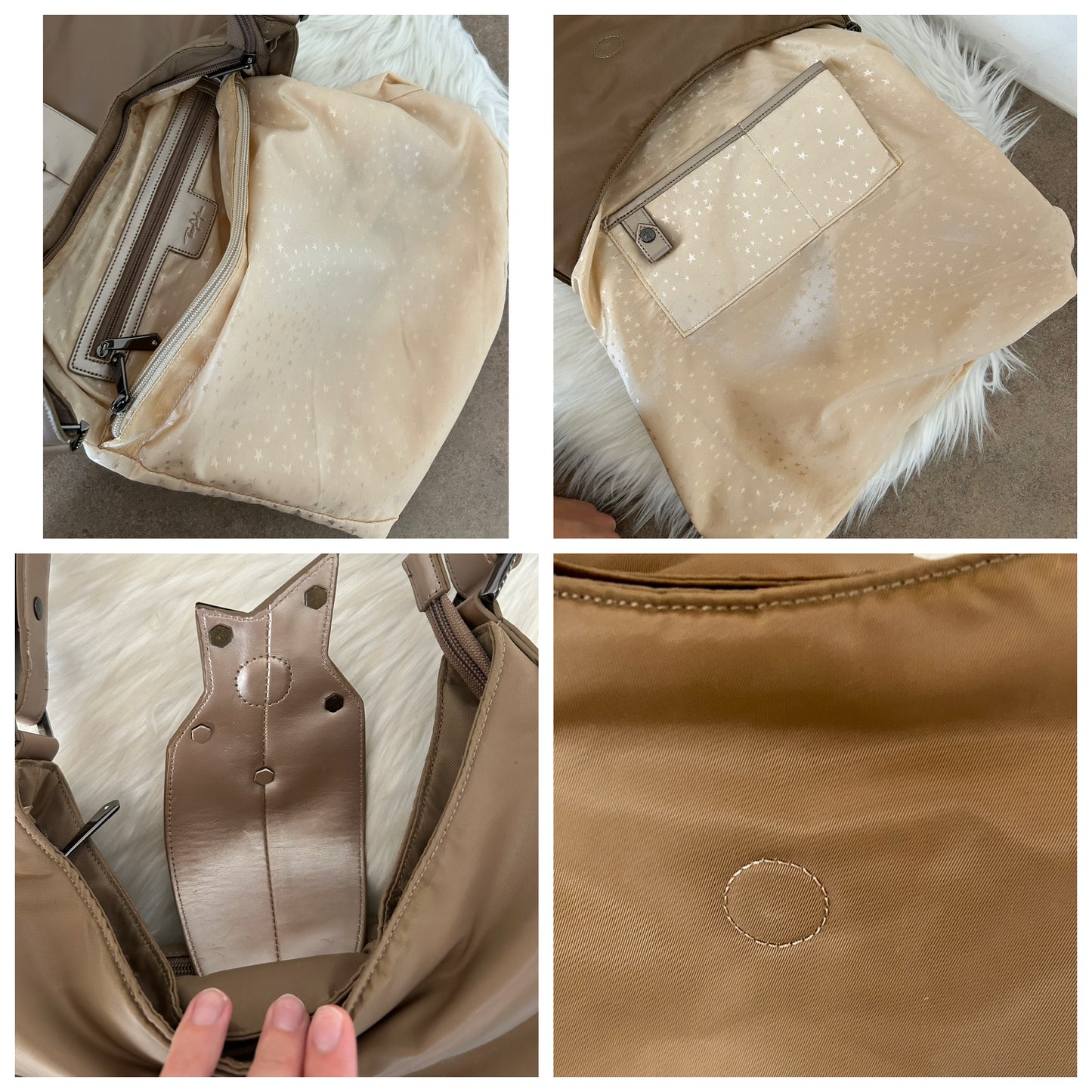 Tote bag Thierry Mugler beige