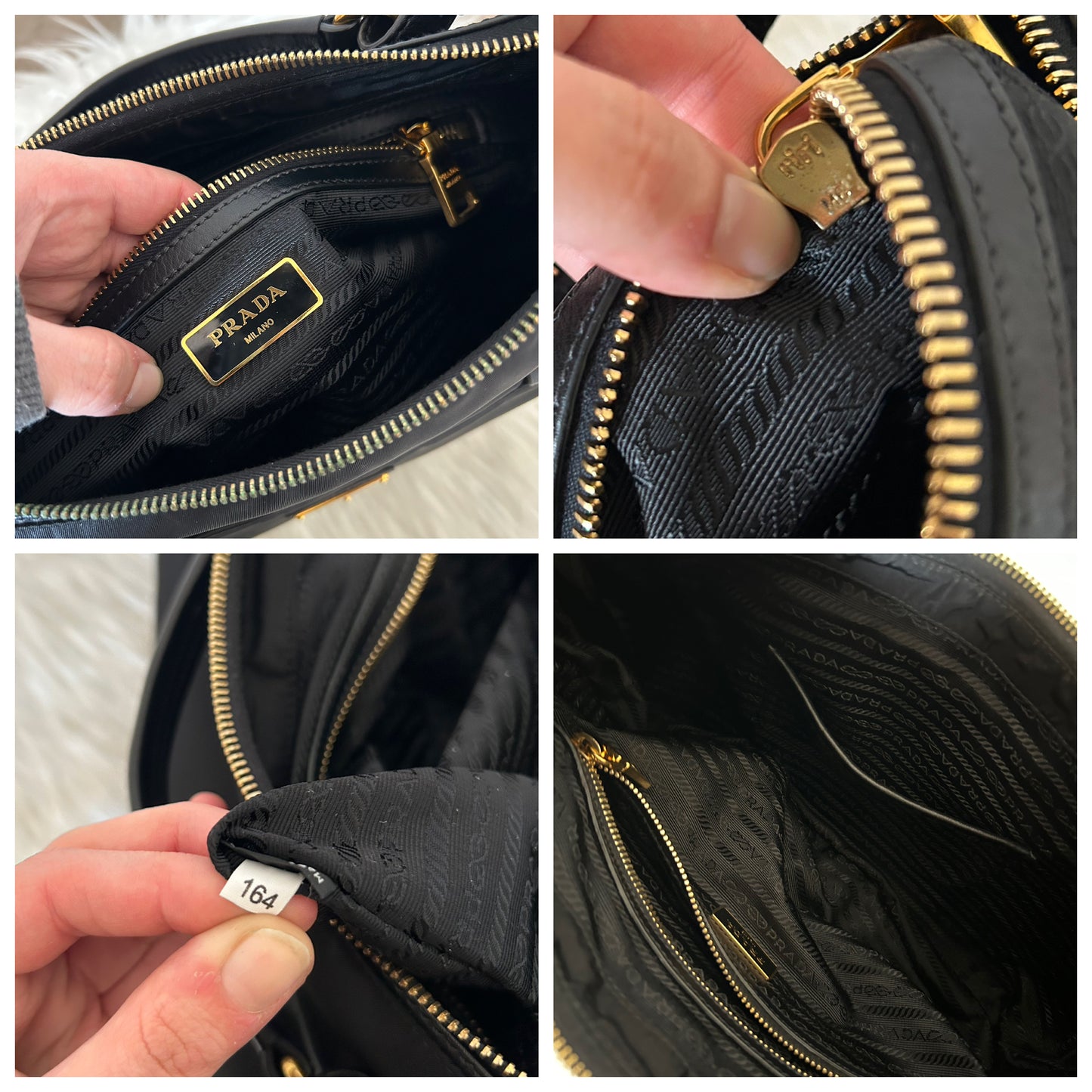 Prada Hobo baguette nera