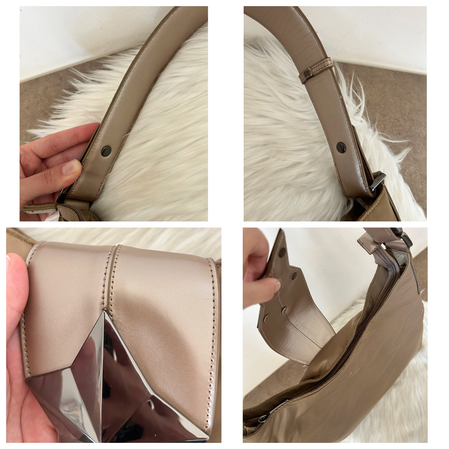 Tote bag Thierry Mugler beige