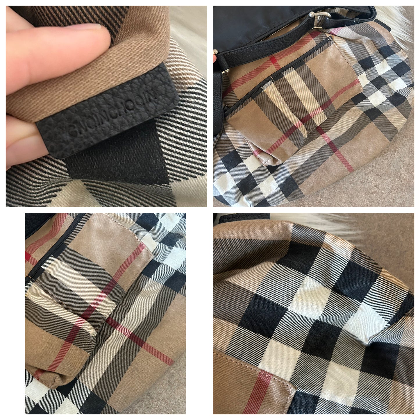 Burberry tote bag logata