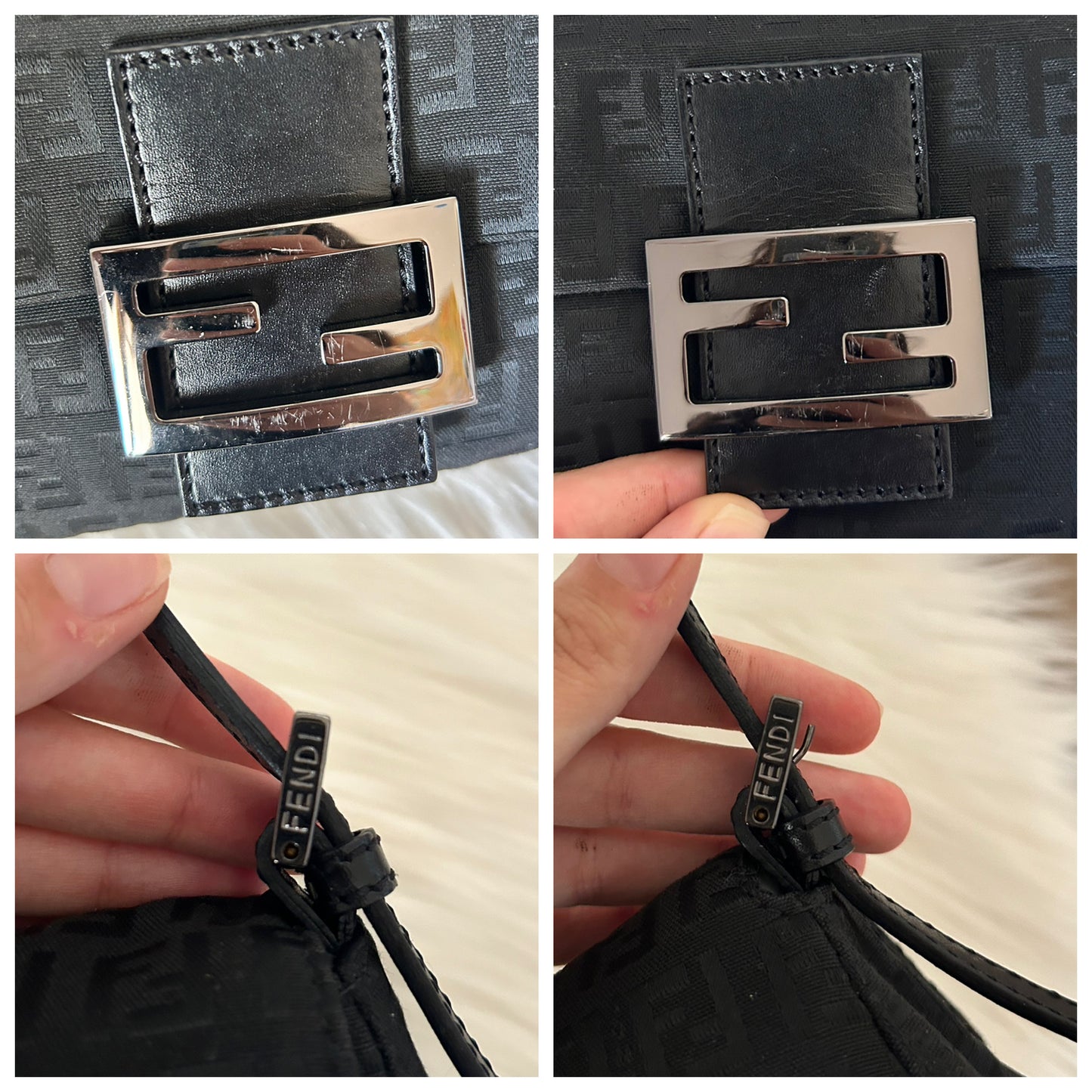 Fendi Baguette mini zucchino vintage