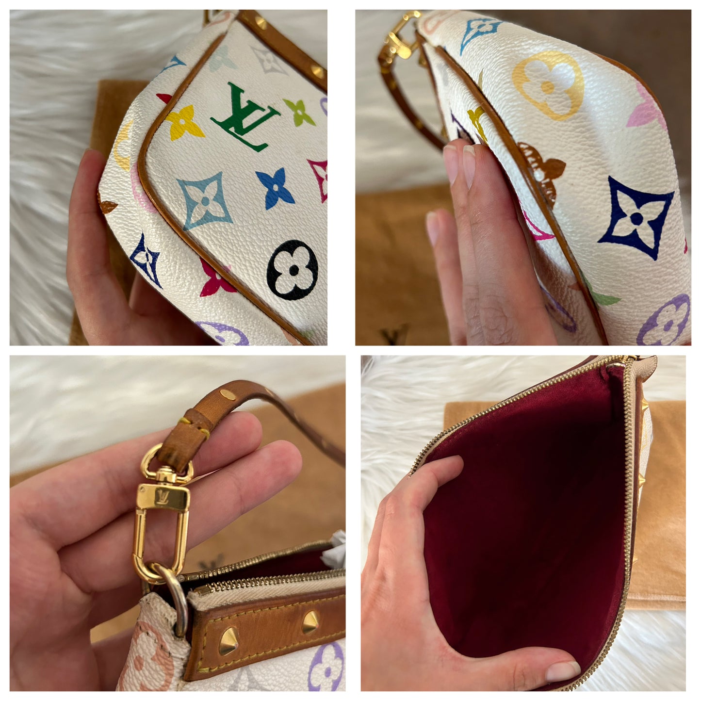 Borsetta Louis Vuitton x Takashi Murakami