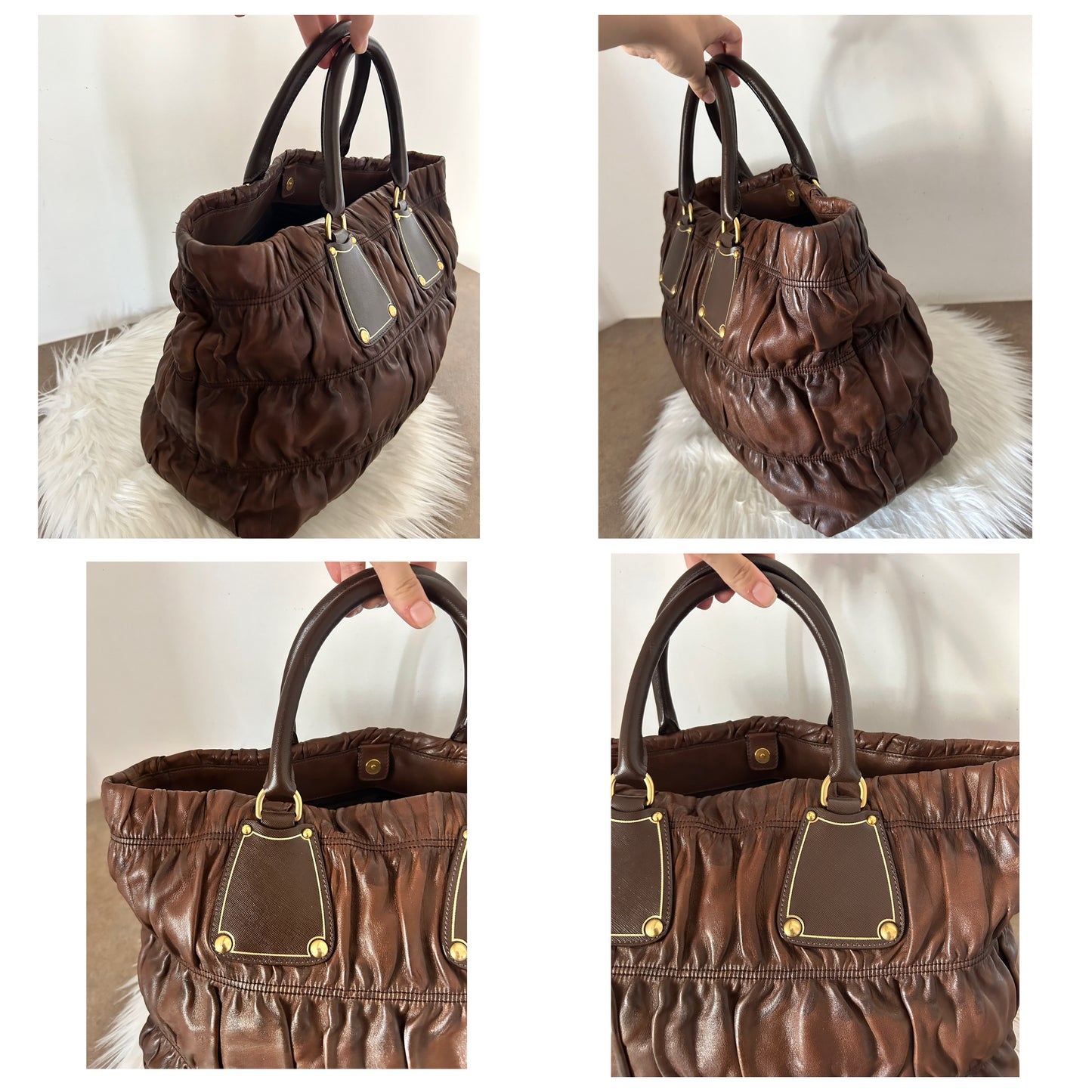 Prada Nappa Gaufrè tote