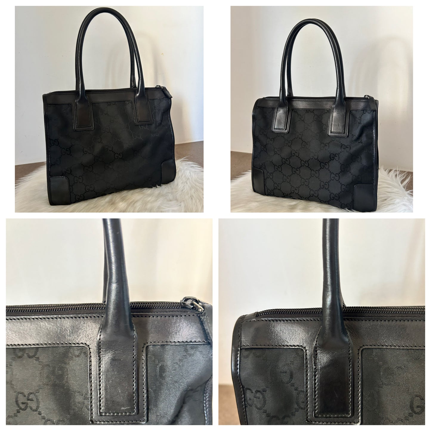 Gucci tote bag in monogram nera