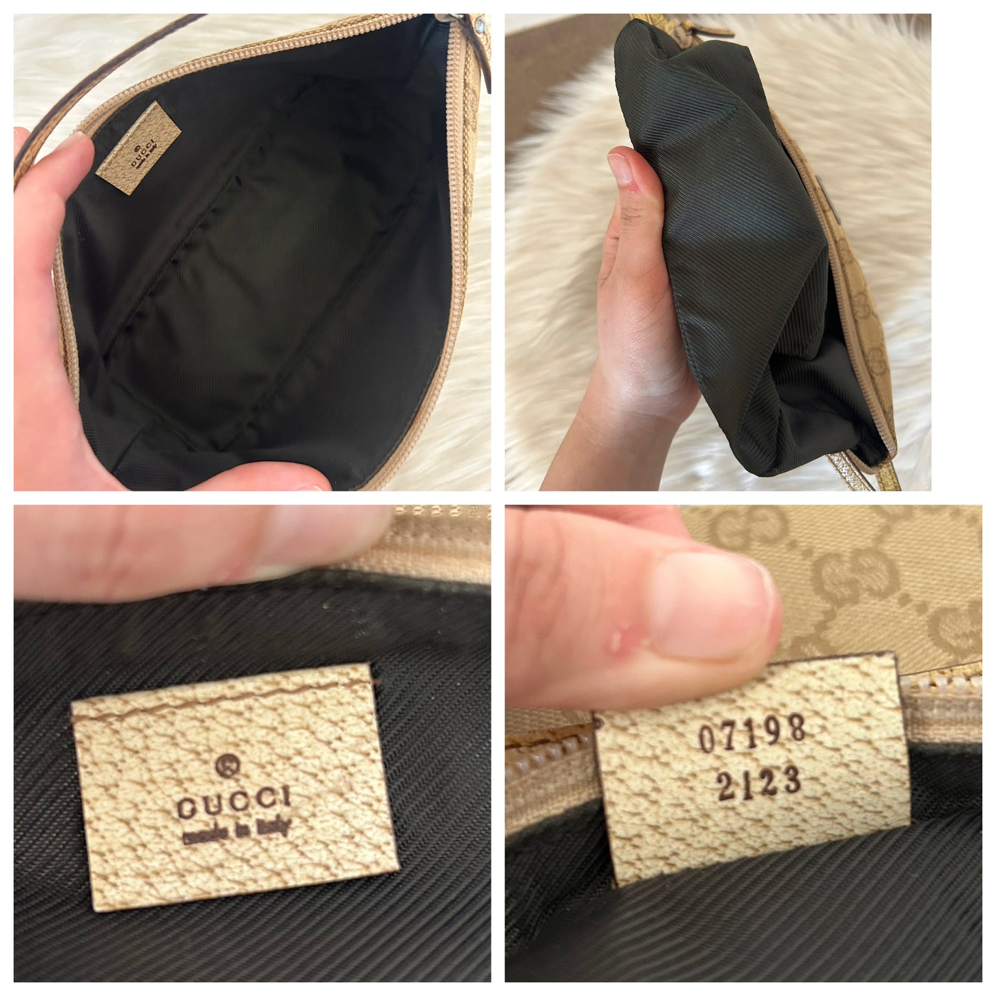 Gucci Boat in monogram vintage