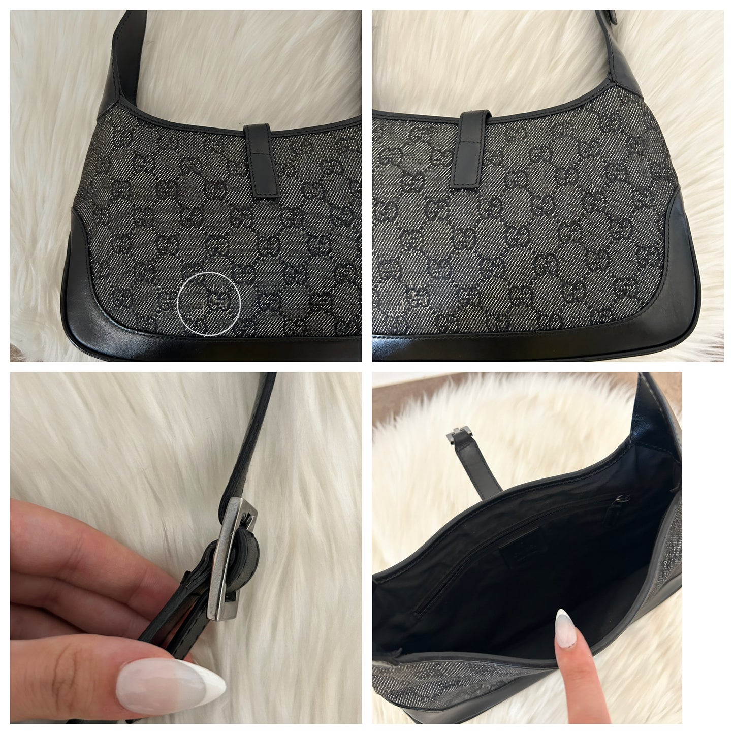 Gucci Jackie vintage mini in denim