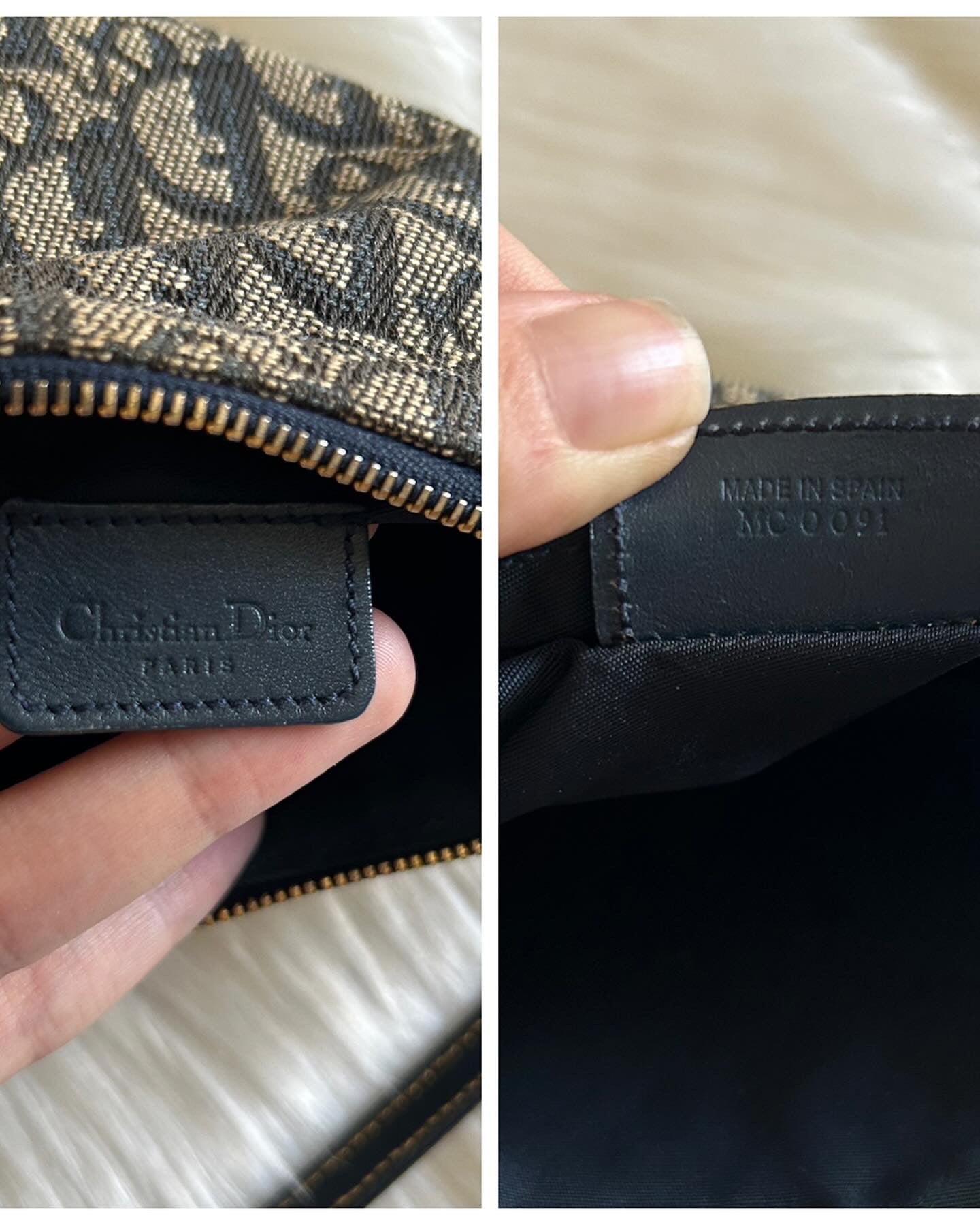 Dior Saddle vintage in monogram