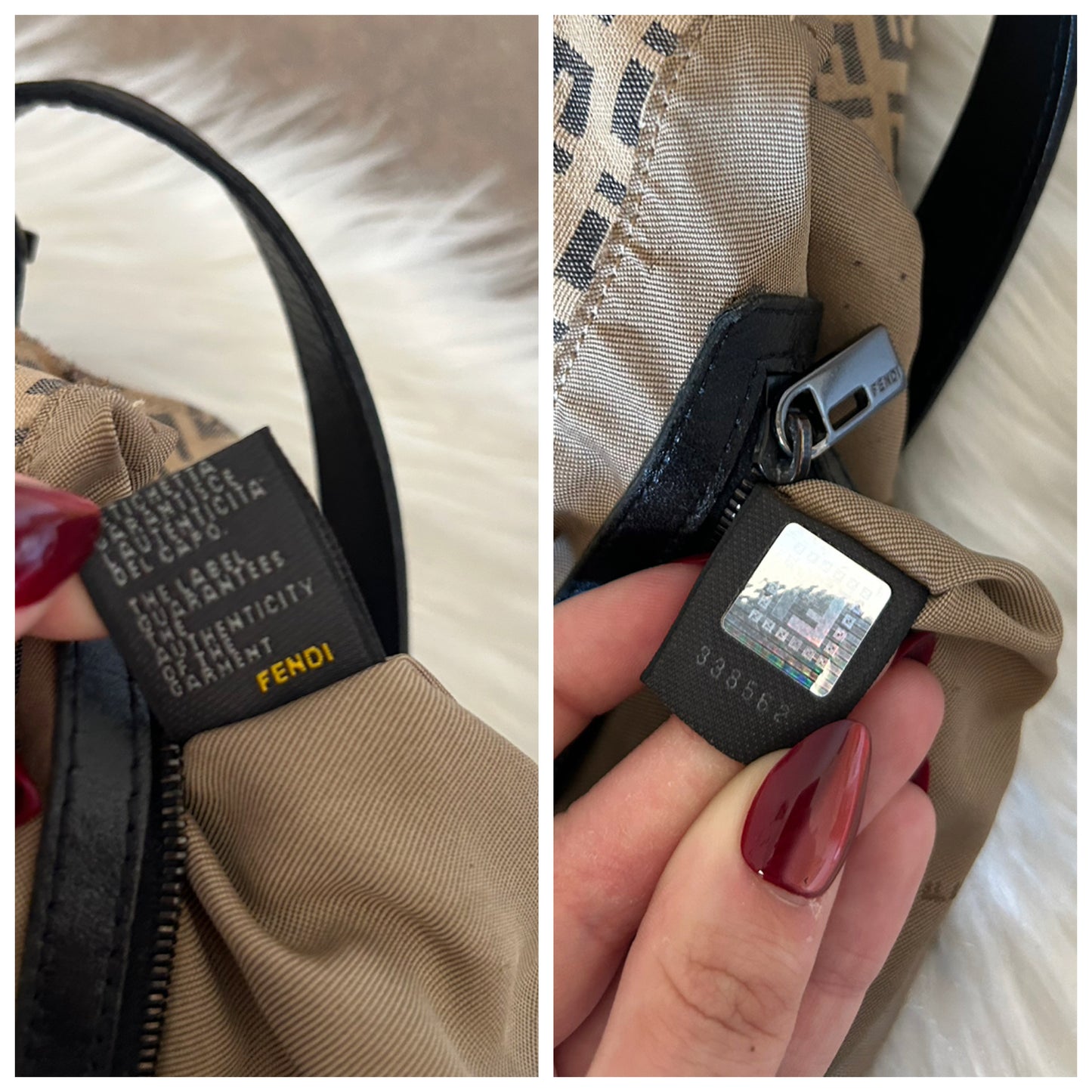 Fendi Baguette monogram zucchino