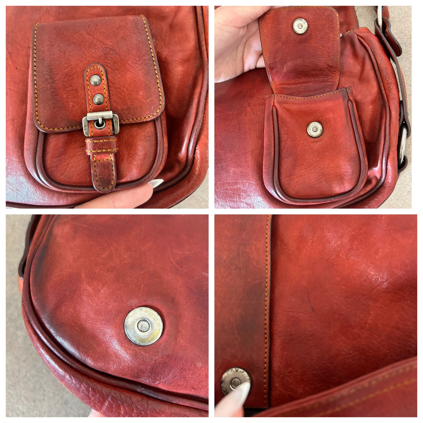 Dior Gaucho vintage in pelle