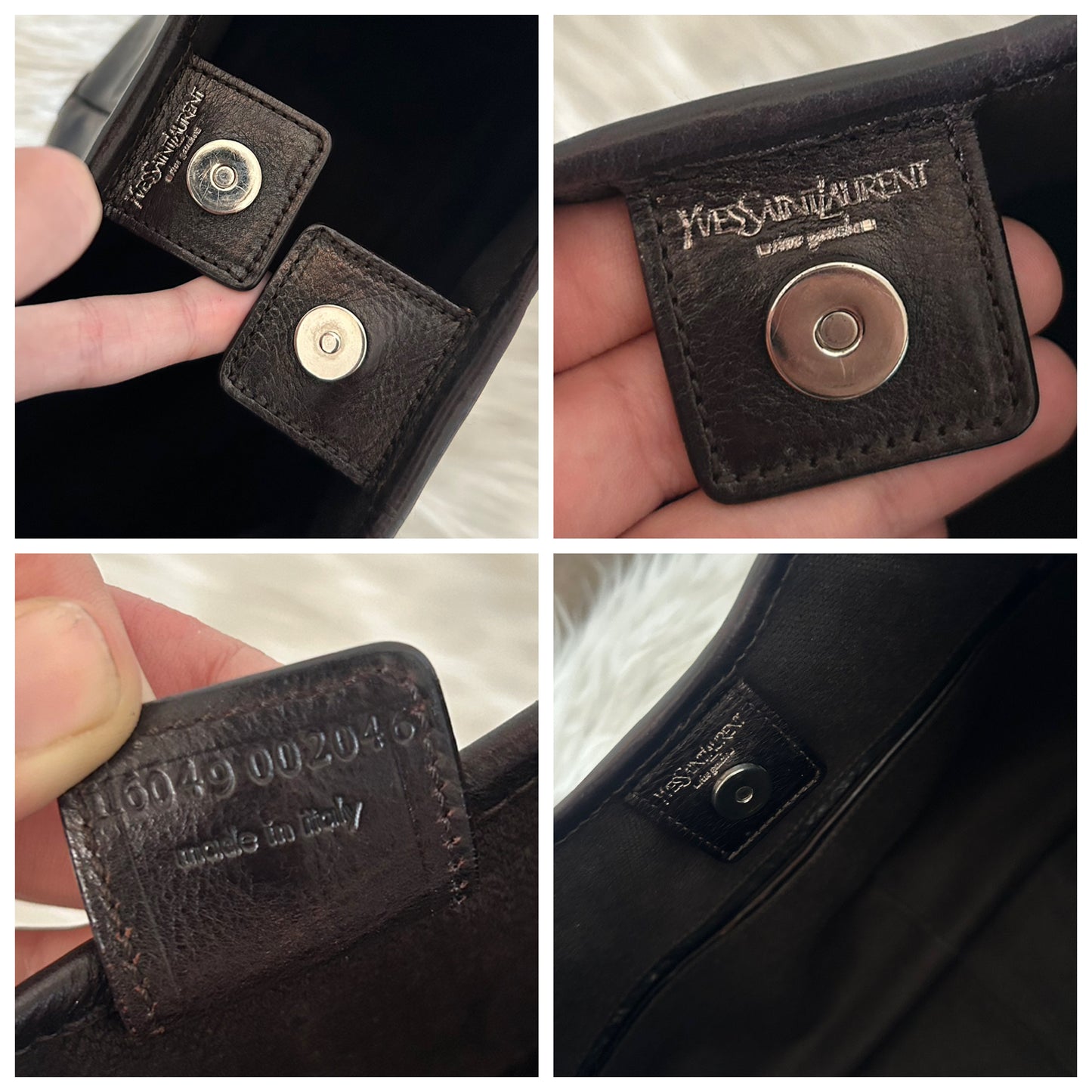 Yves Saint Laurent Mombasa in pelle