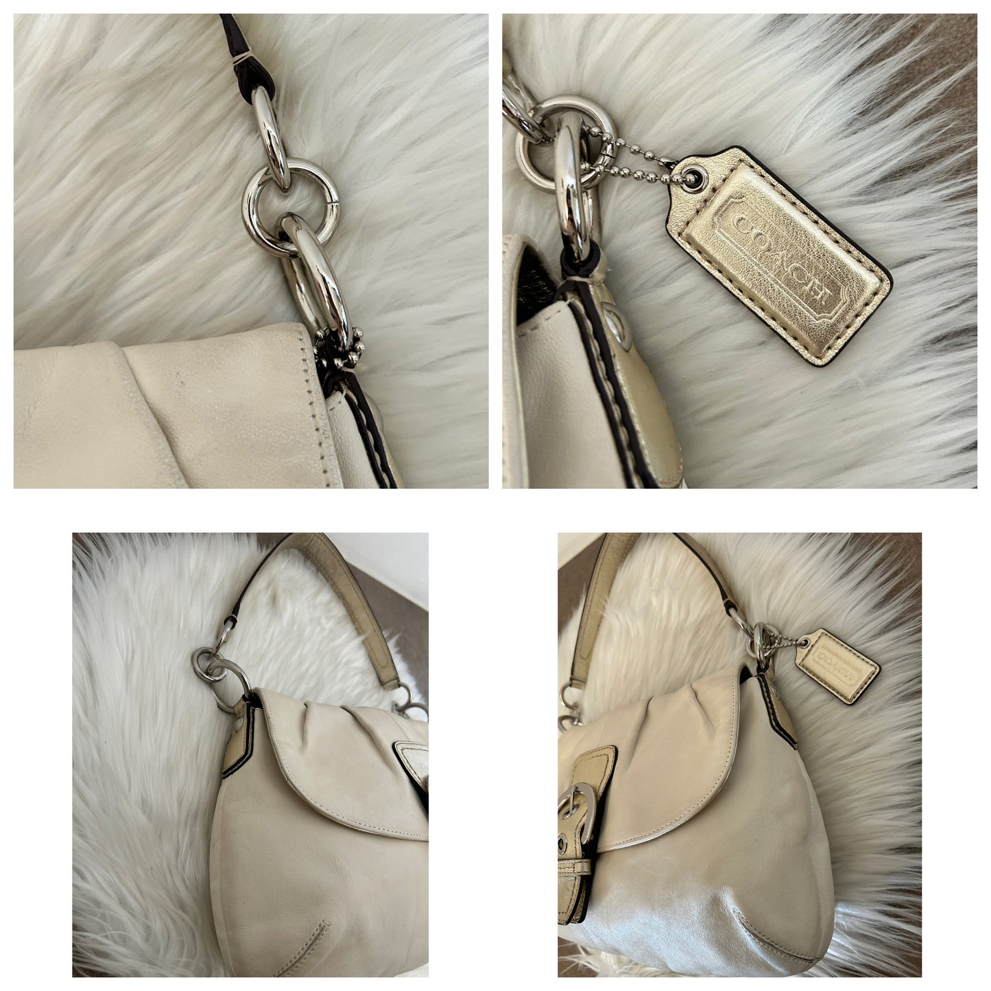 Coach Signature Sufflette in pelle