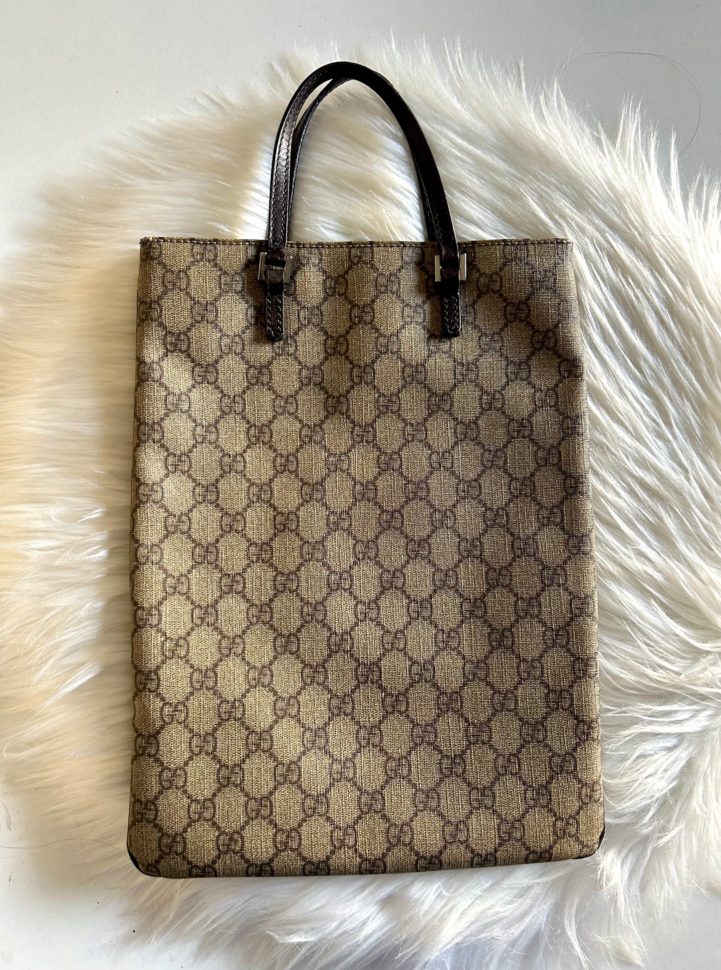 Gucci mini tote in monogram a bustina vintage