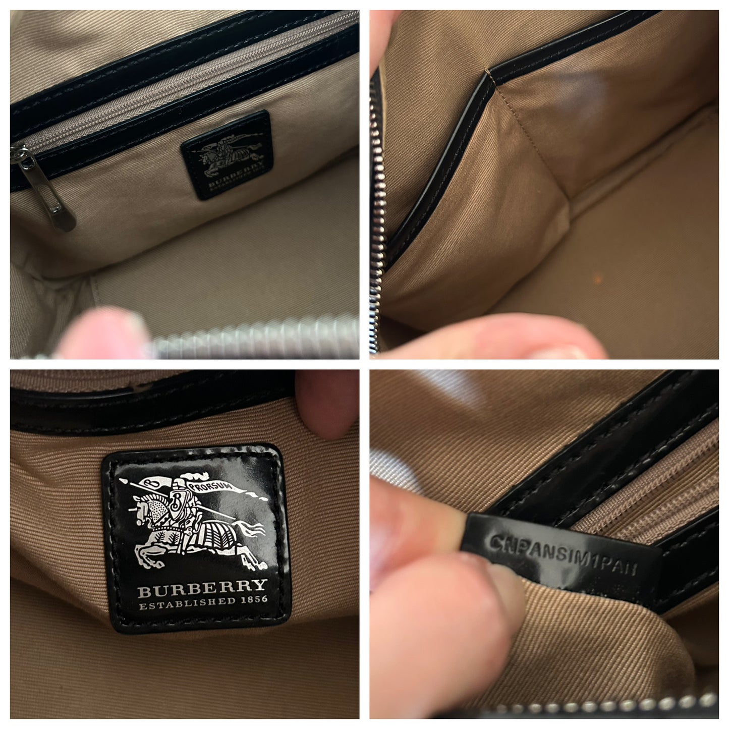 Burberry Bauletto in Check