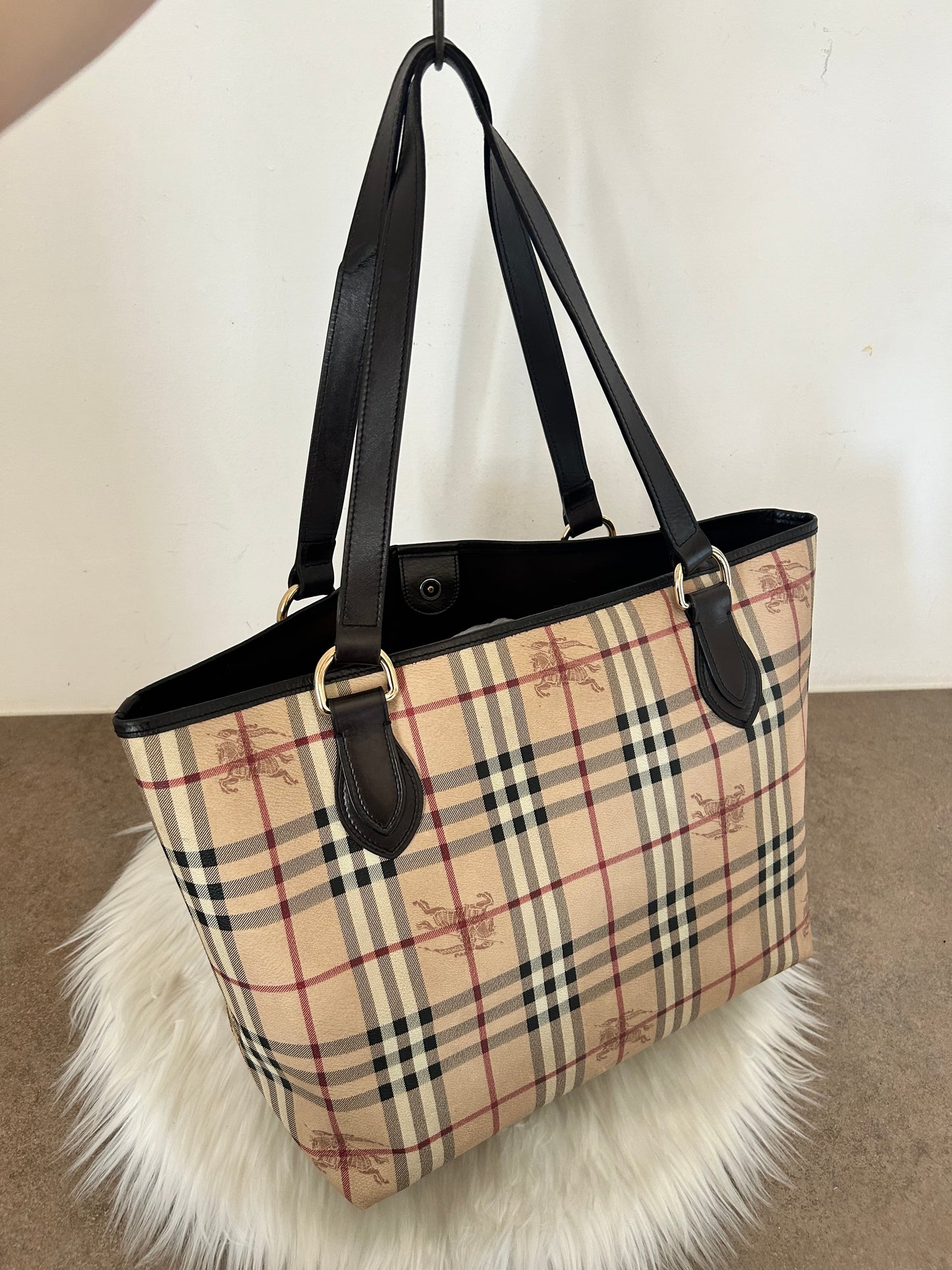 Burberry Check tote bag