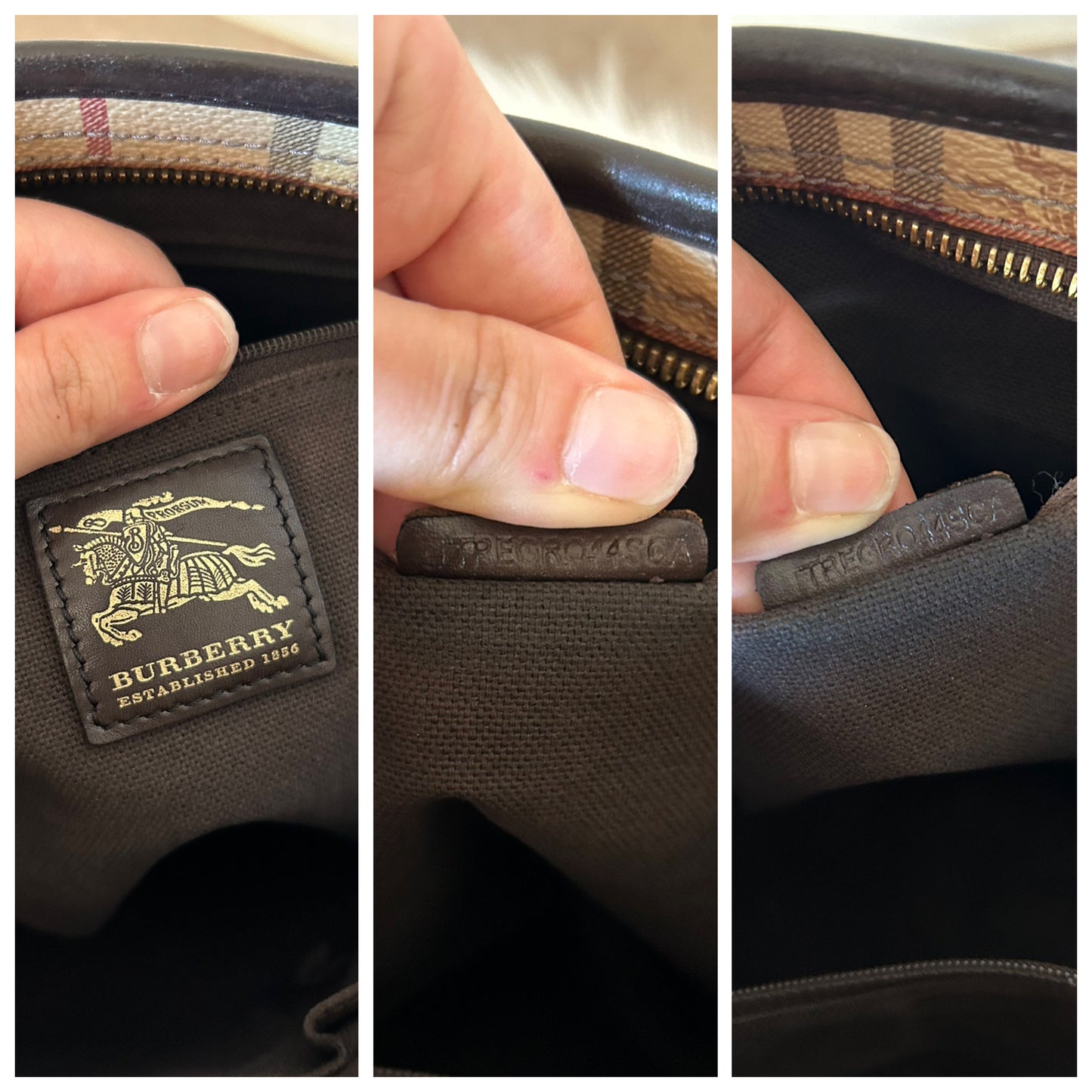 Burberry tote bag Check