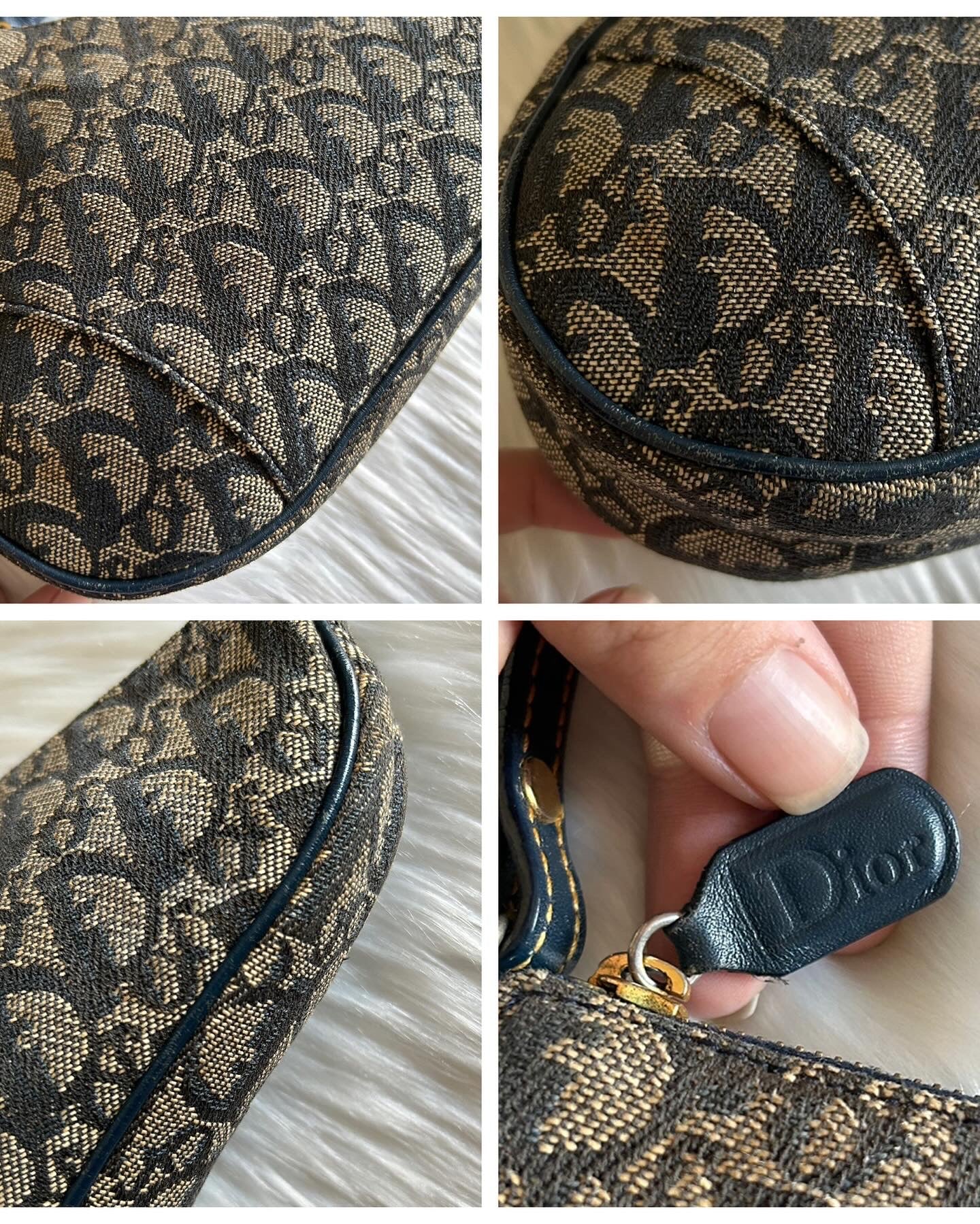 Dior Saddle vintage in monogram