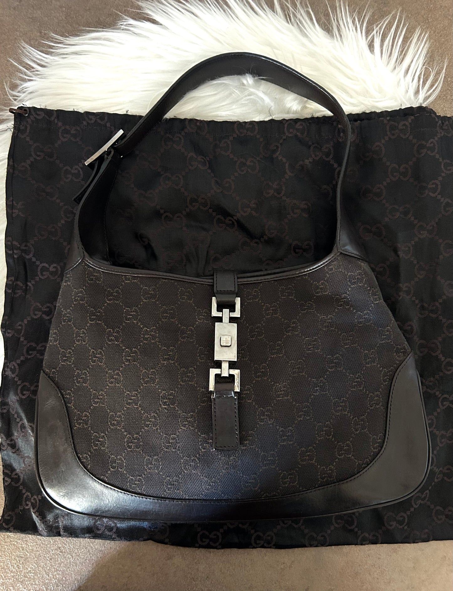 Gucci Jackie vintage grande con dust bag