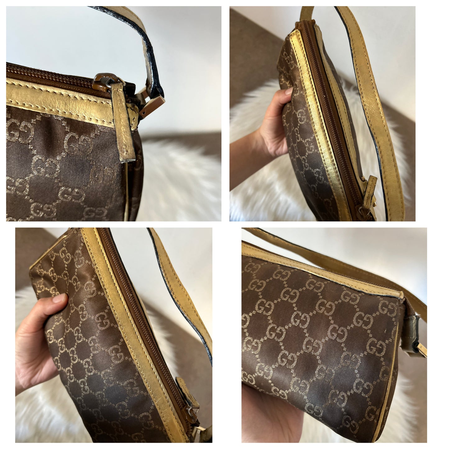 Gucci Abbey pochette dorata