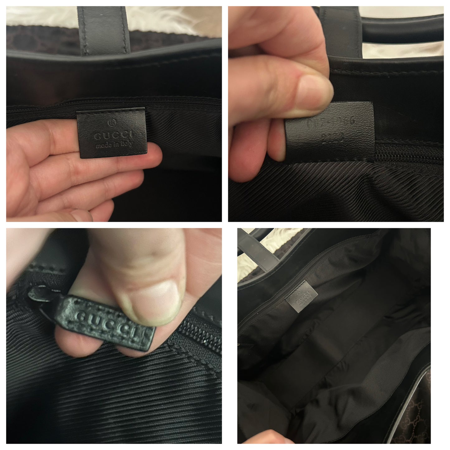 Gucci Jackie nera in monogram