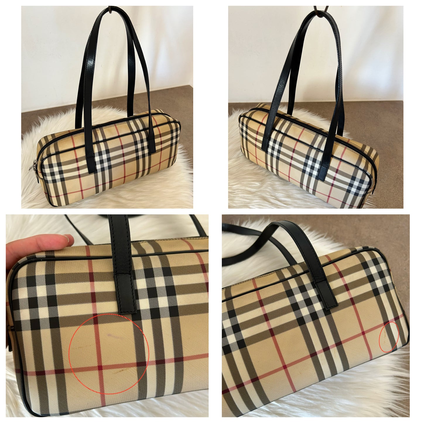 Burberry bauletto a scacchi