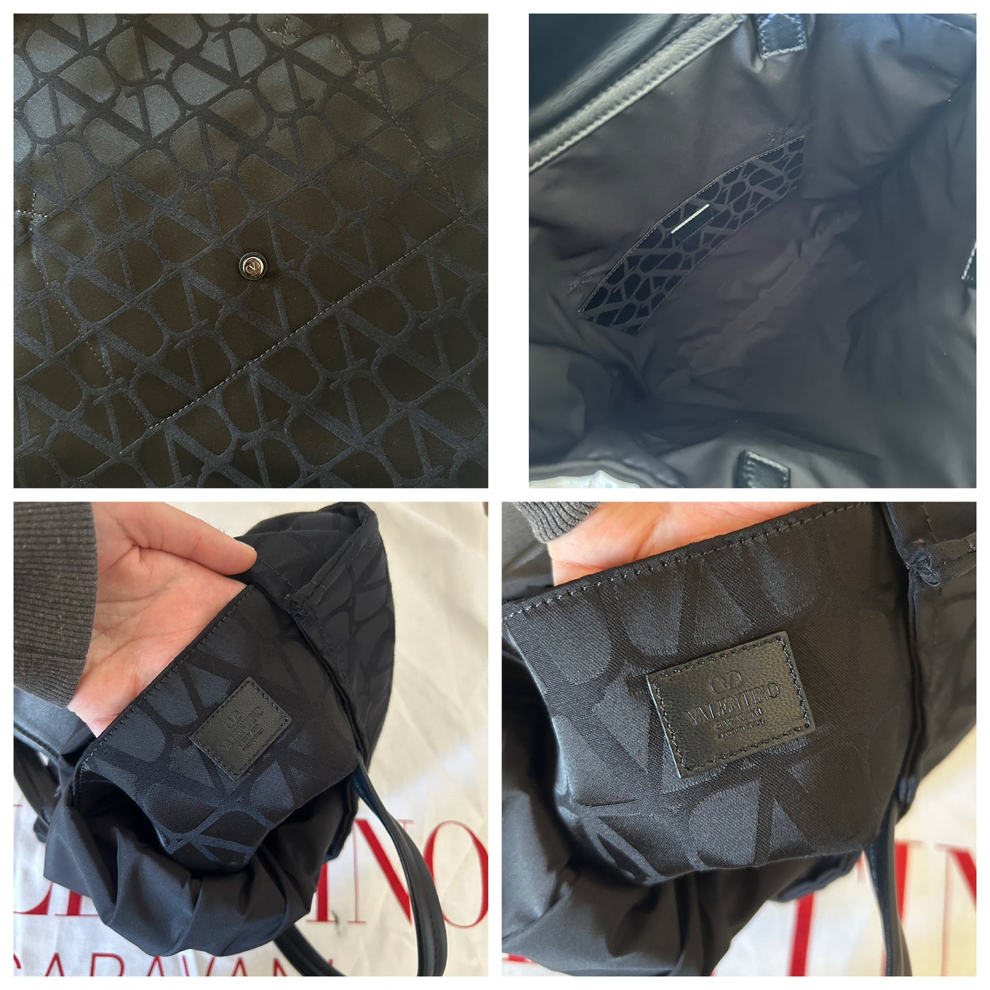 Tote Valentino Garavani logata con dust bag