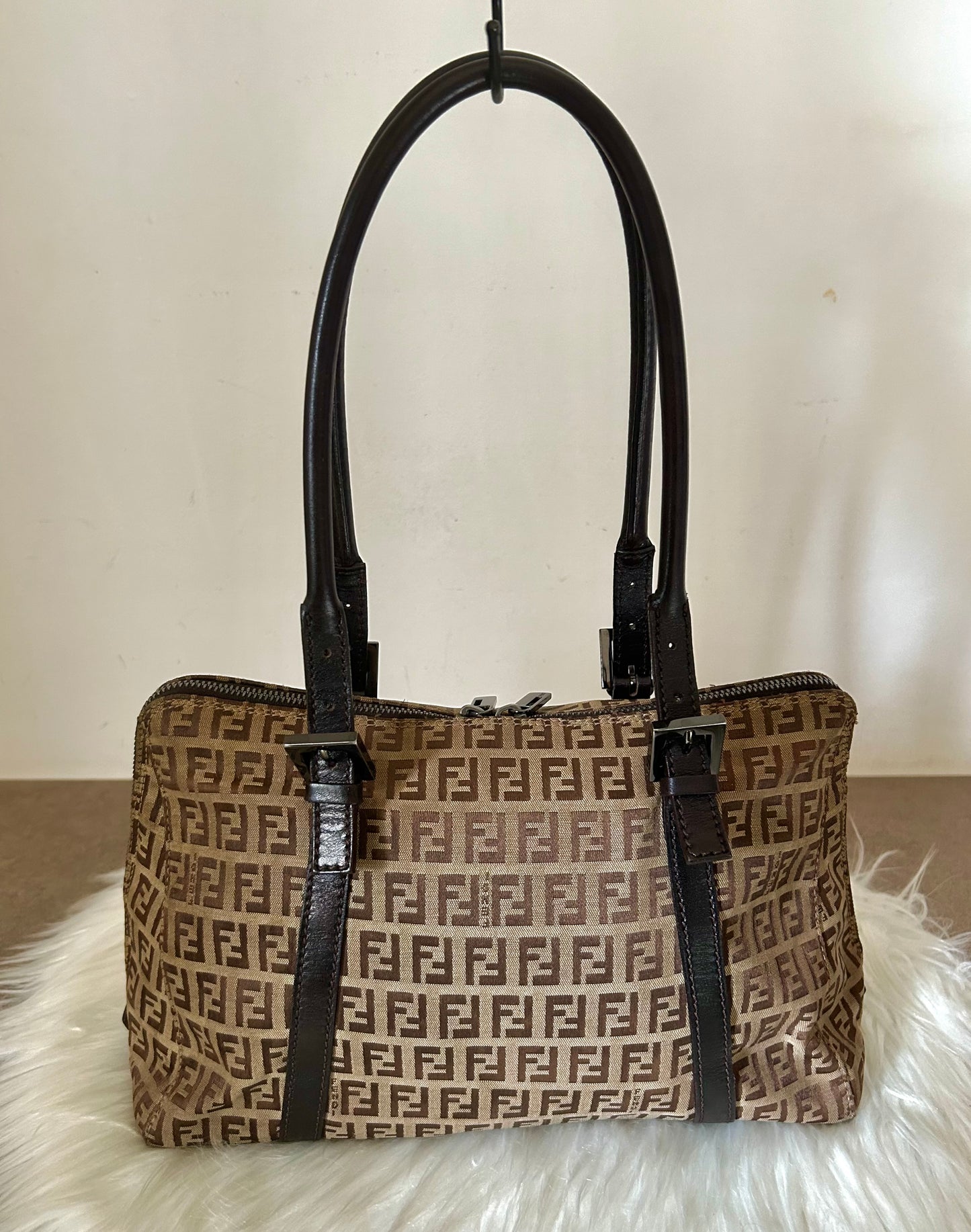 Fendi mini tote zucchino vintage