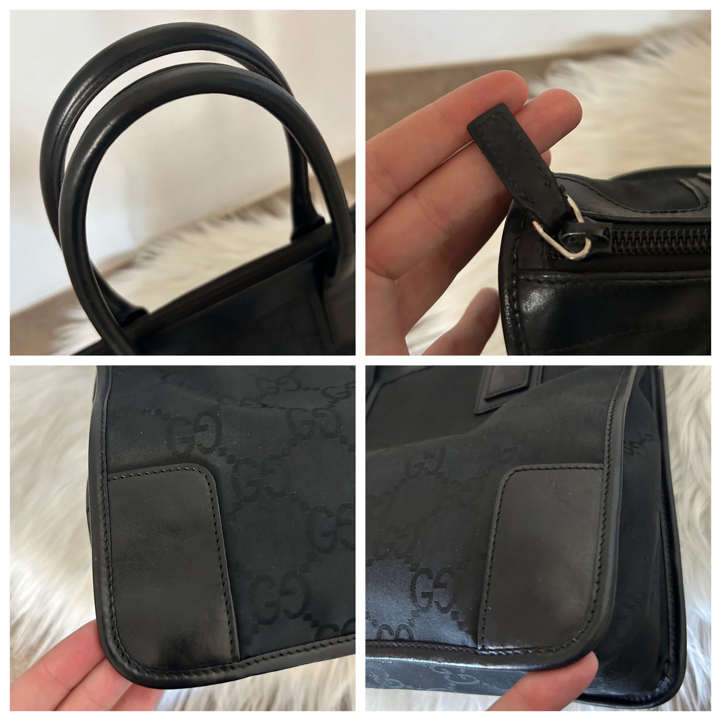 Gucci tote bag in monogram nera