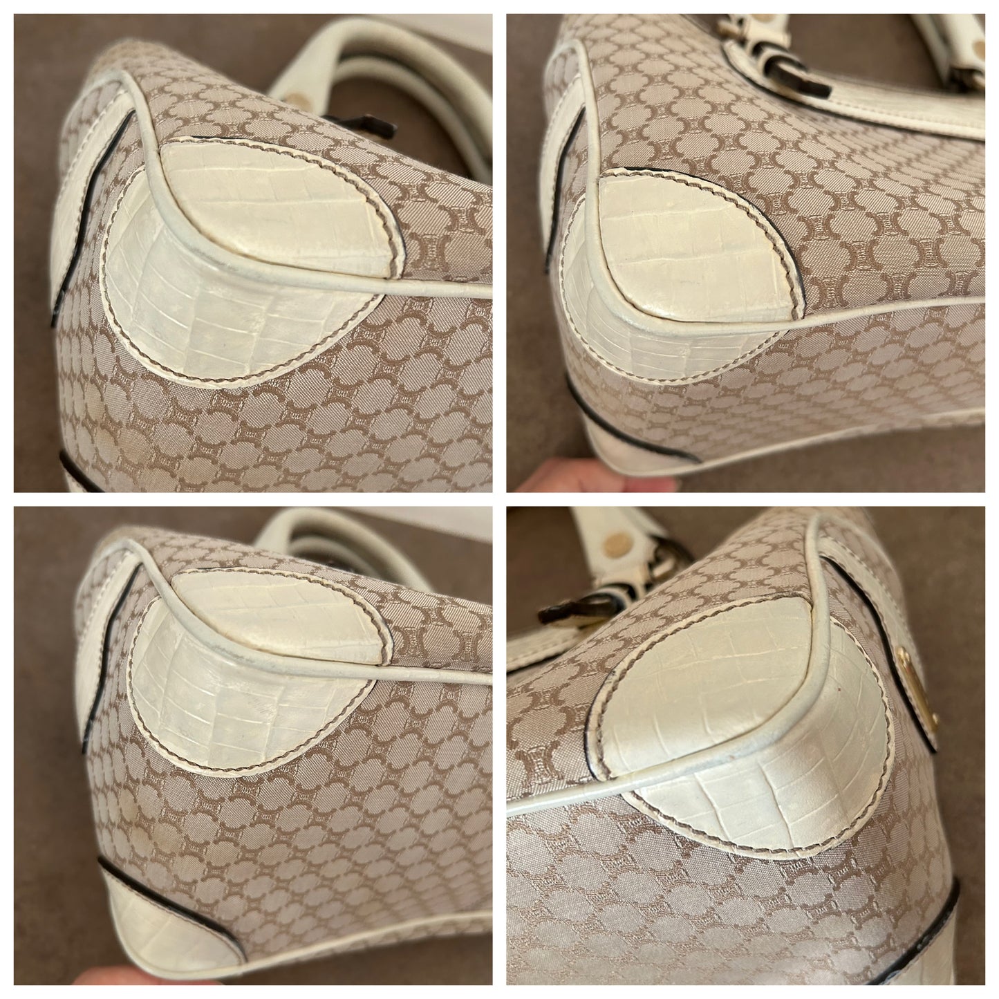 Bauletto Céline Boogie in monogram vintage con dust bag