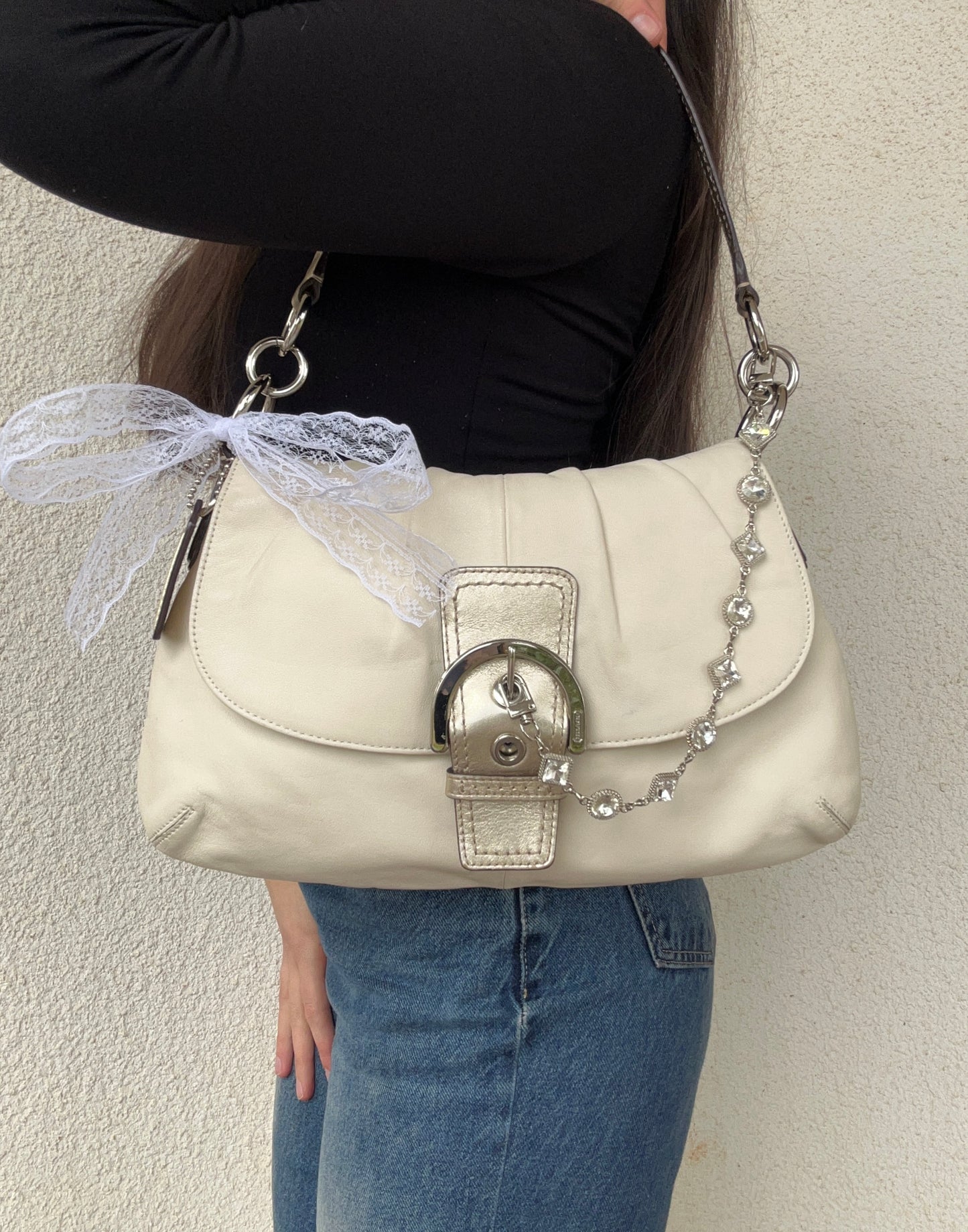 Coach Signature Sufflette in pelle