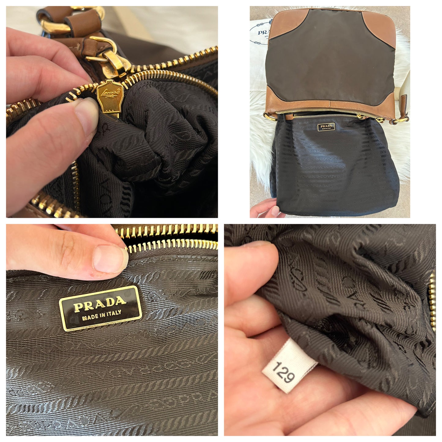 Borsa Prada a tracolla